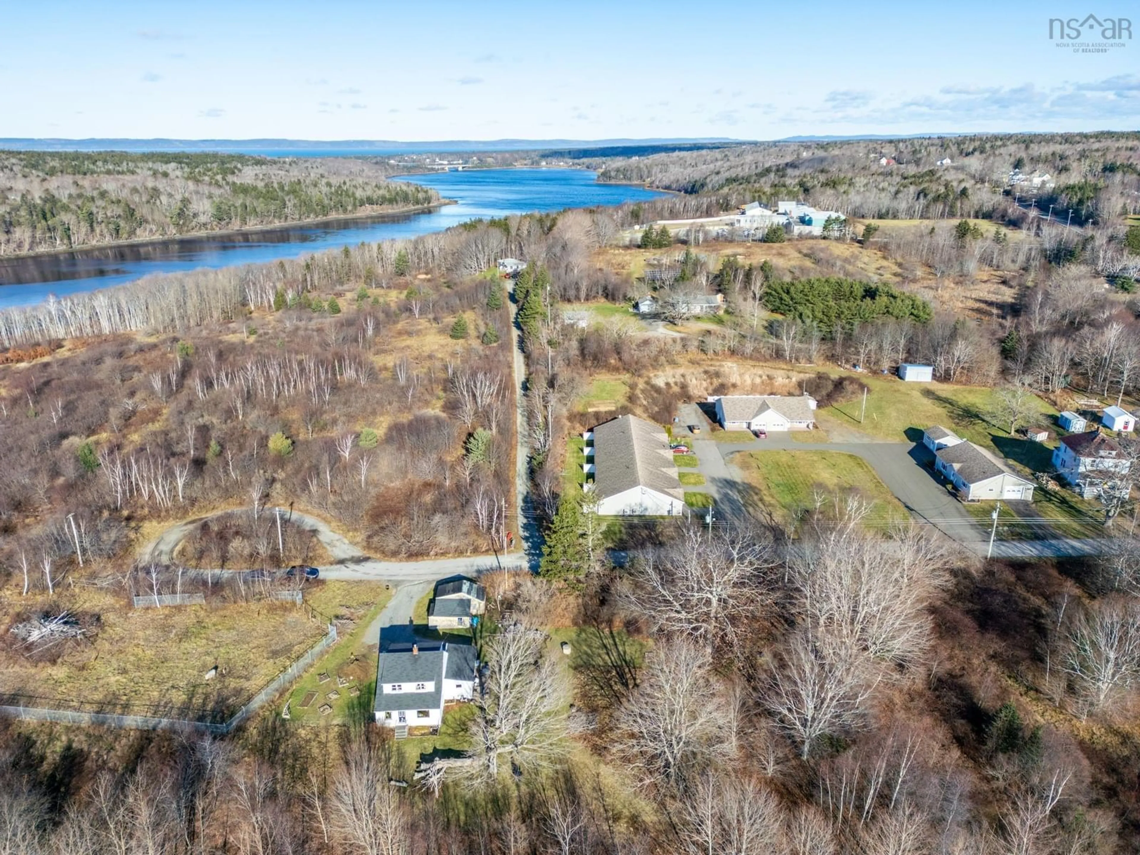 A pic from outside/outdoor area/front of a property/back of a property/a pic from drone, water/lake/river/ocean view for 57 Victoria Ave, Weymouth Nova Scotia B0W 3T0