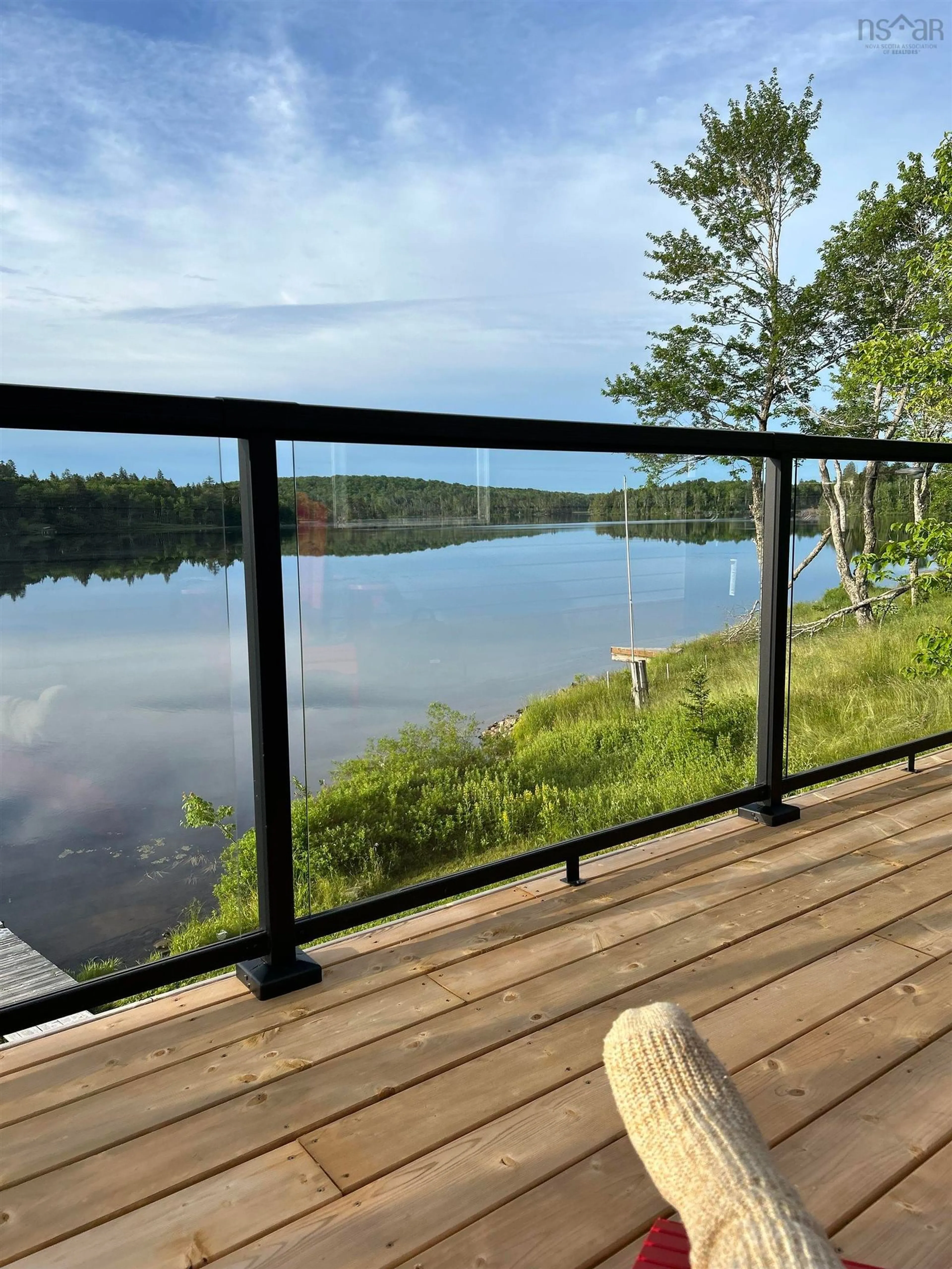 Patio, water/lake/river/ocean view for 979 Dean Settlement Rd, Trafalgar Nova Scotia B0K 1C0