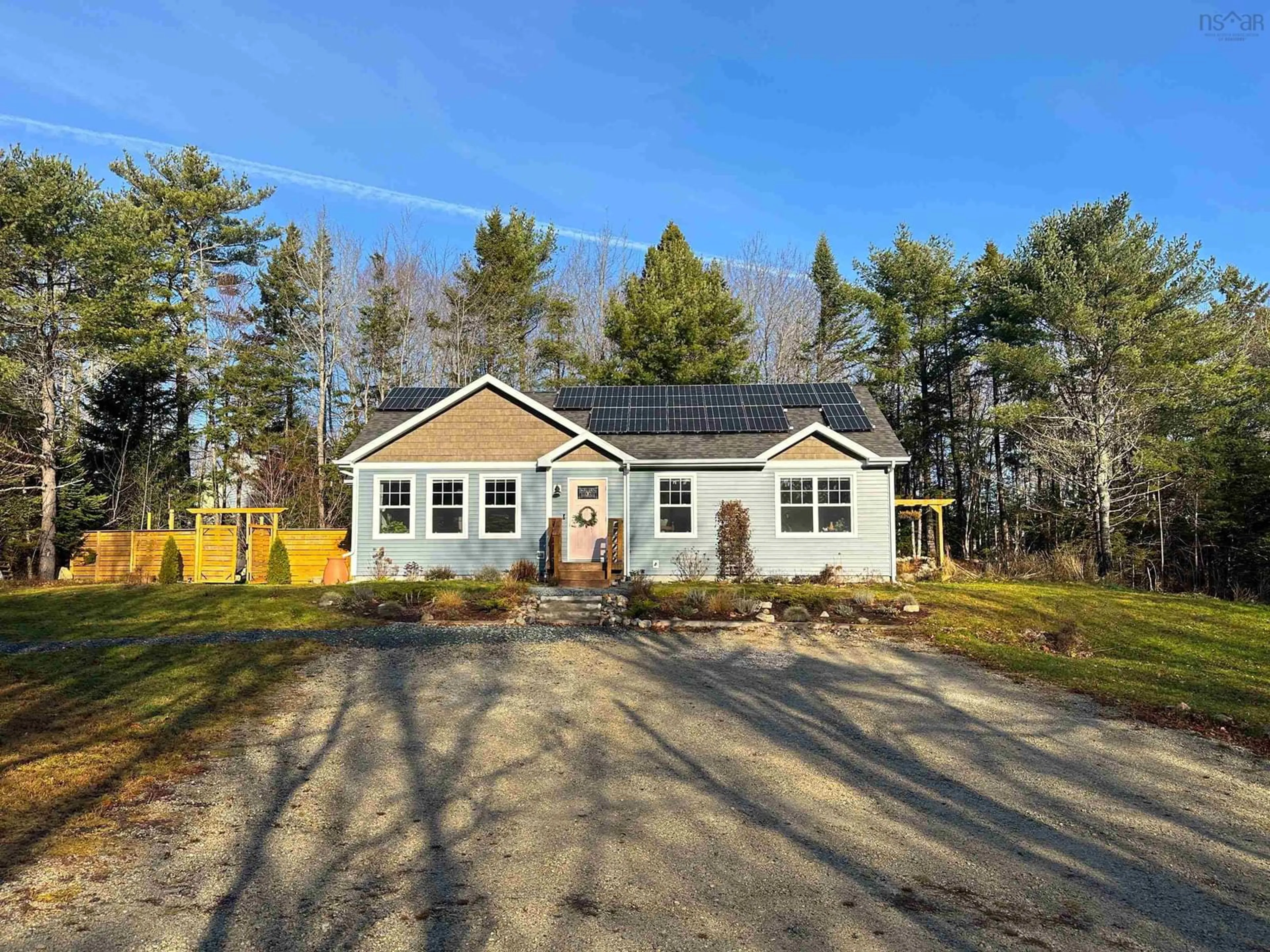 Home with vinyl exterior material, street for 20 Creekside Way, Mill Cove Nova Scotia B0J 1T0