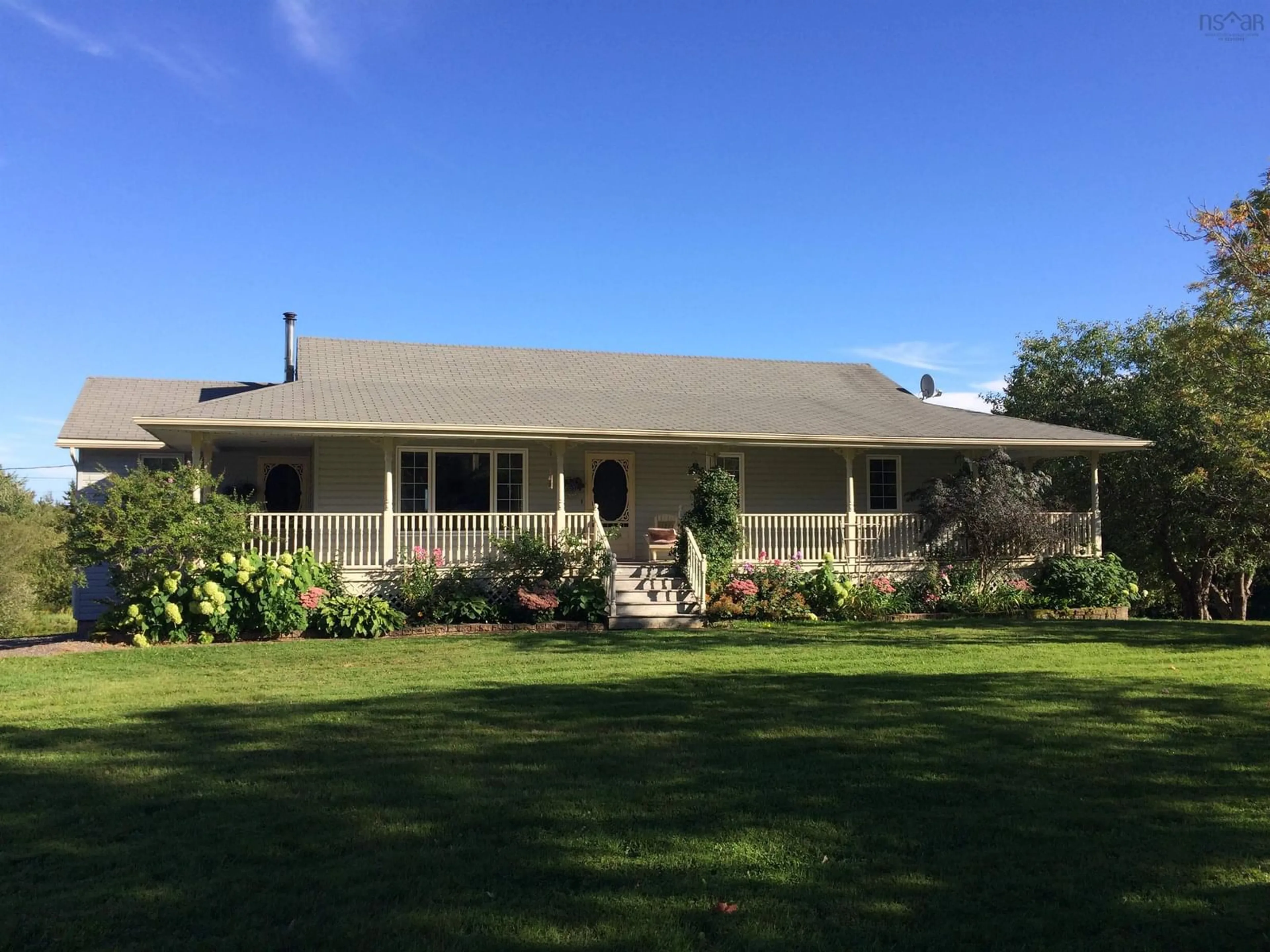 Home with vinyl exterior material, street for 479 Lower River Rd, Grantville Nova Scotia B0E 1J0