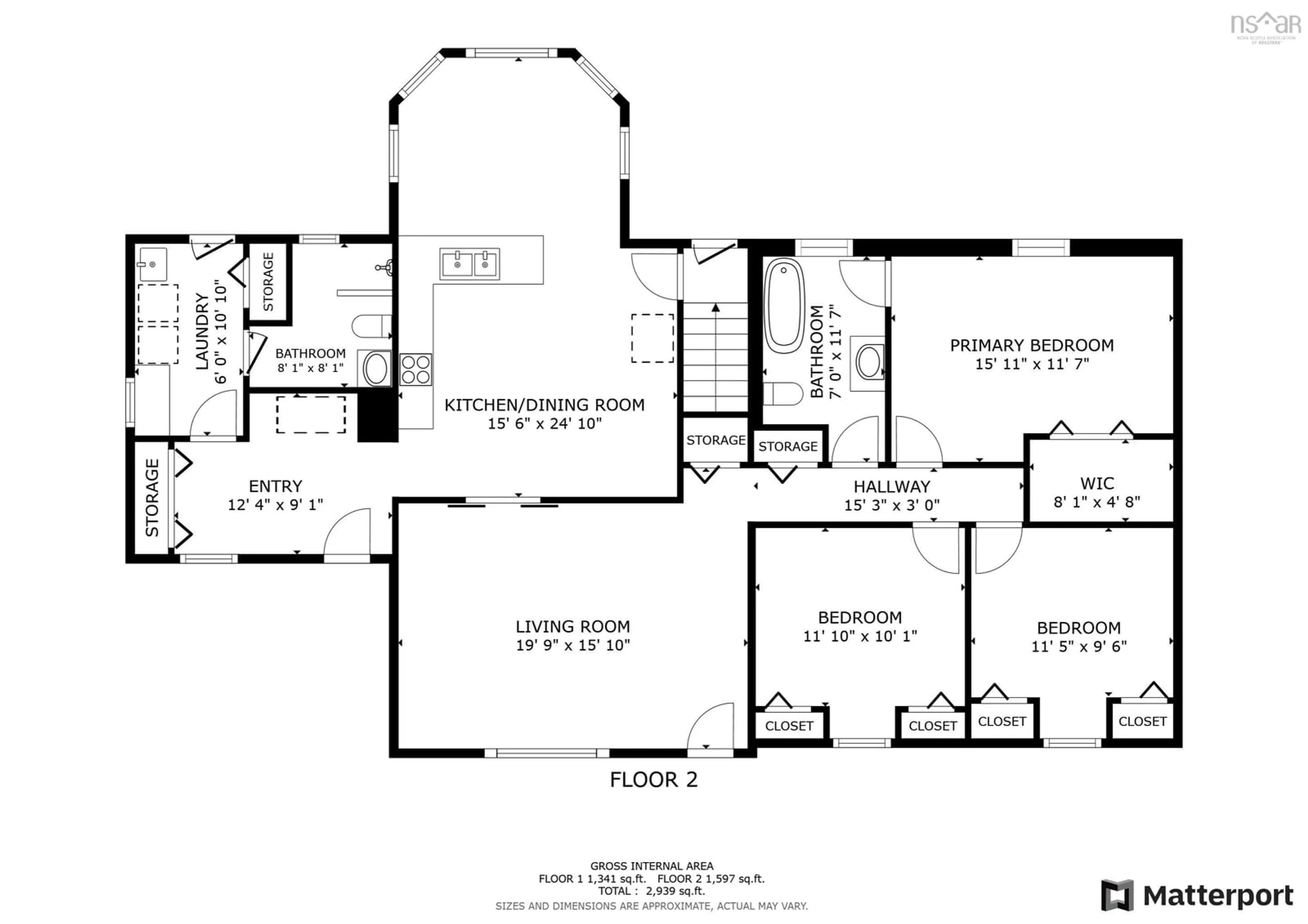 Floor plan for 479 Lower River Rd, Grantville Nova Scotia B0E 1J0