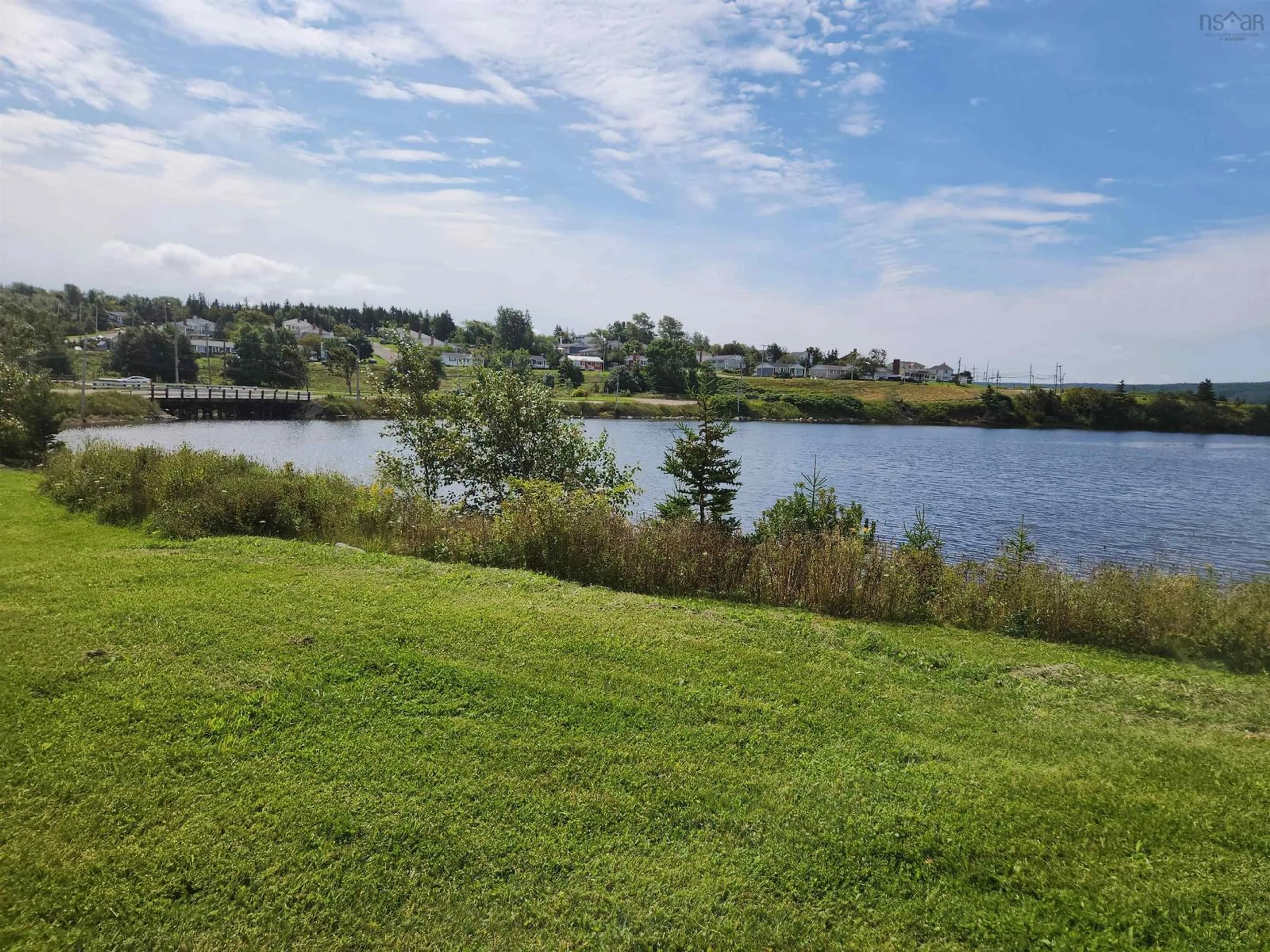 A pic from outside/outdoor area/front of a property/back of a property/a pic from drone, water/lake/river/ocean view for 3A & 3B Embree Island Rd, Port Hawkesbury Nova Scotia B9A 2A3