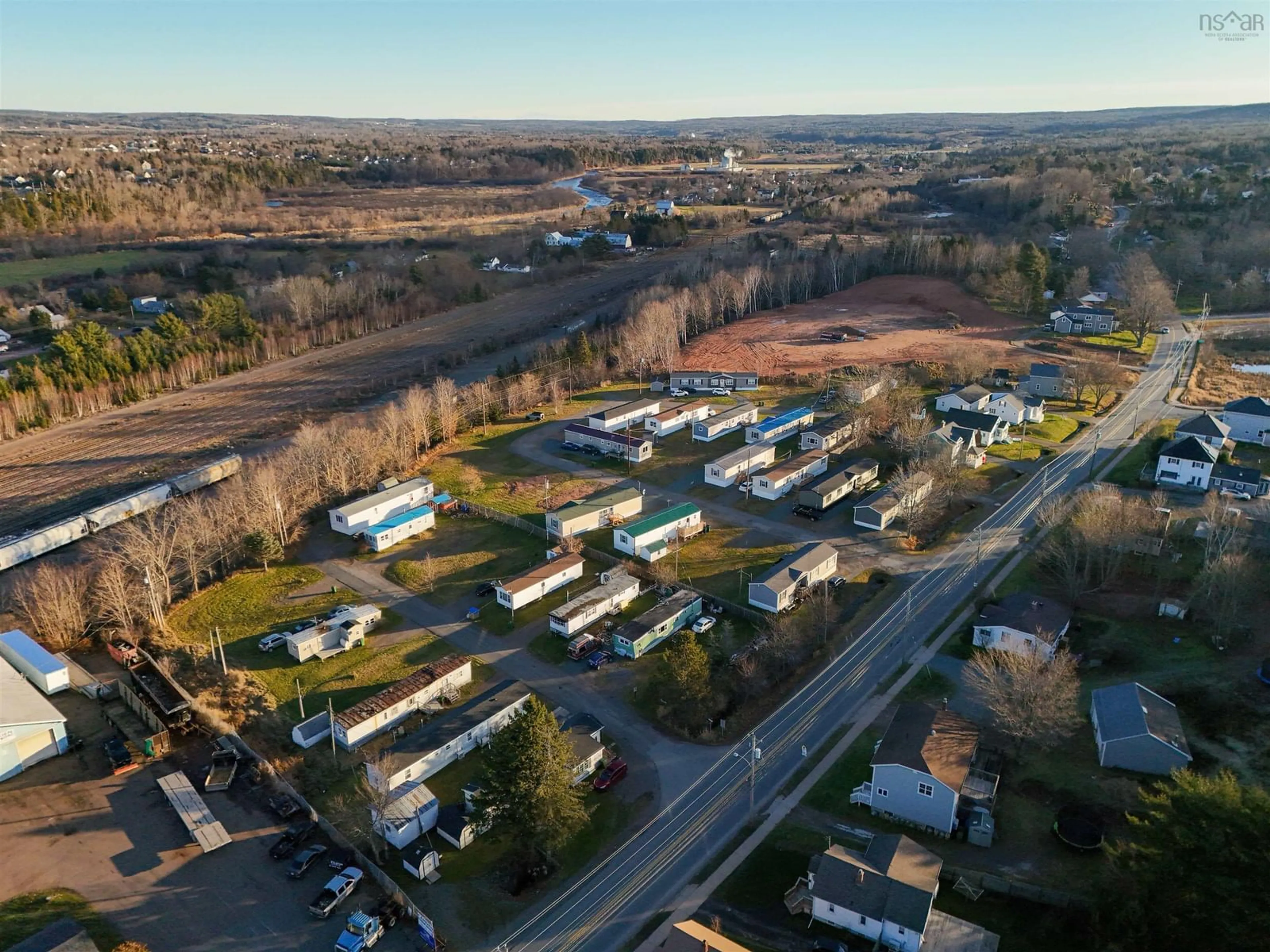 A pic from outside/outdoor area/front of a property/back of a property/a pic from drone, mountain view for Christina Lane Salmon River #LOT, Salmon River Nova Scotia B2N 7G3