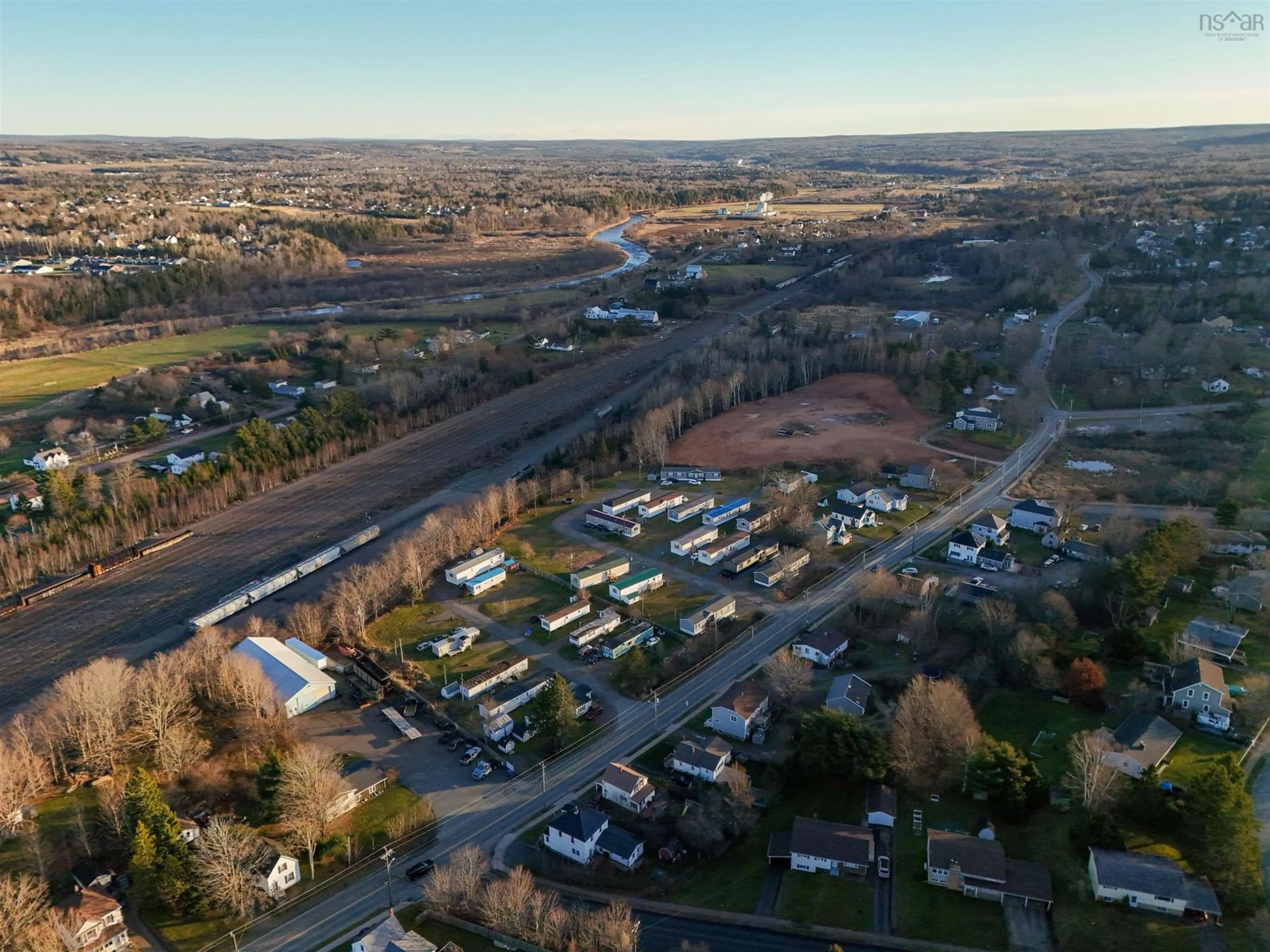 A pic from outside/outdoor area/front of a property/back of a property/a pic from drone, street for Christina Lane Salmon River #LOT, Salmon River Nova Scotia B2N 7G3