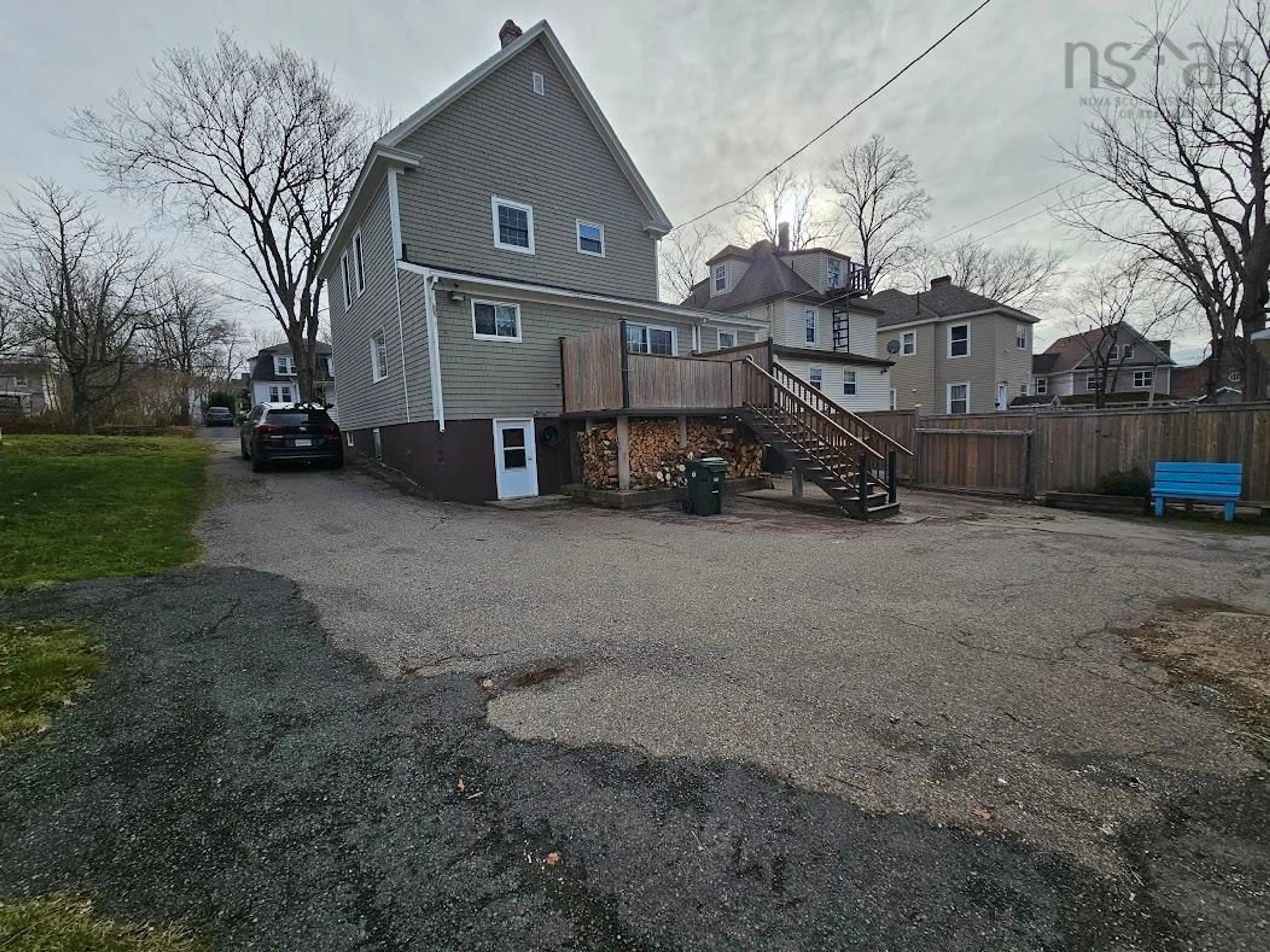 A pic from outside/outdoor area/front of a property/back of a property/a pic from drone, street for 159 Whitney Ave, Sydney Nova Scotia B1P 1K9