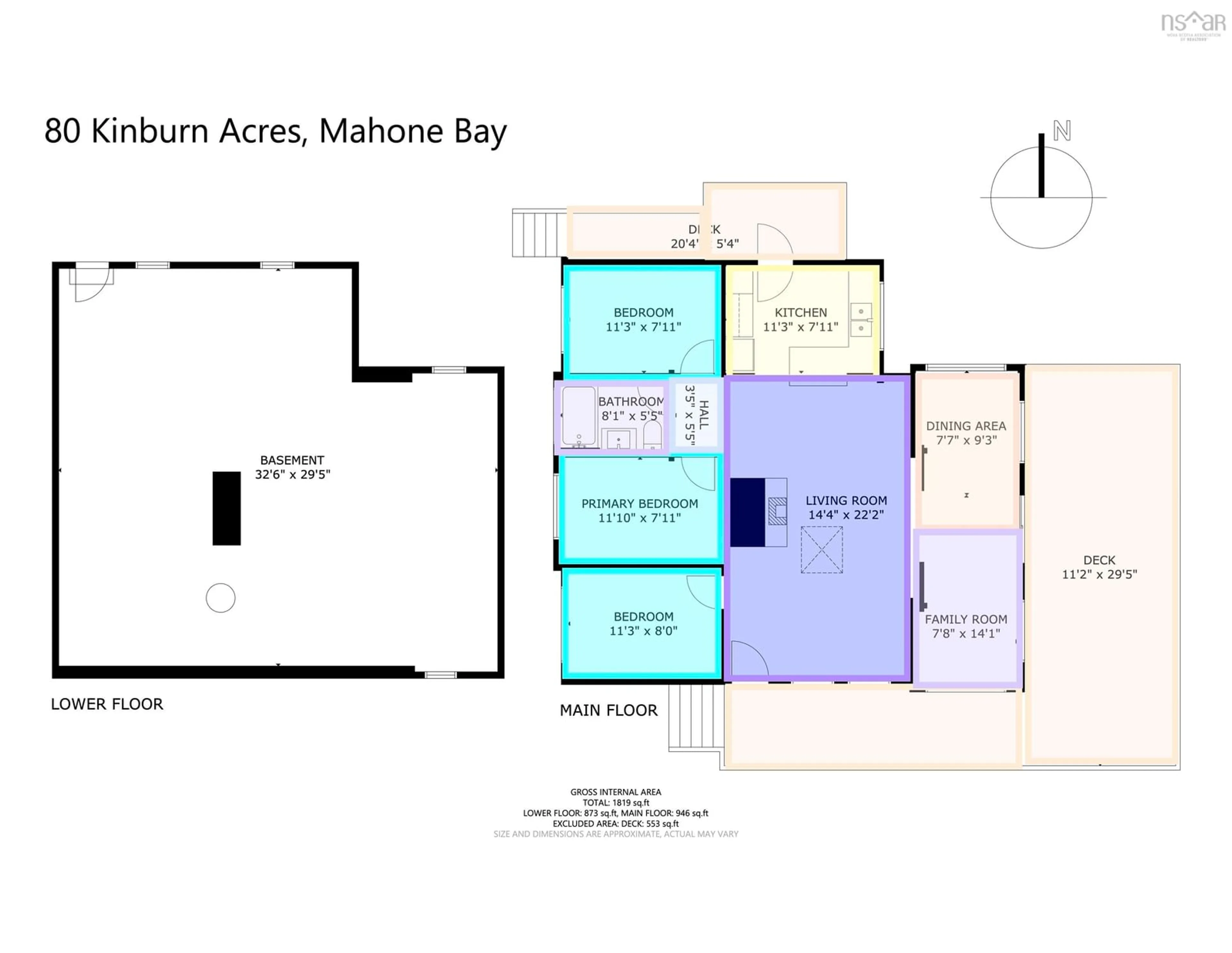 Floor plan for 80 Kinburn Acres Rd, Maders Cove Nova Scotia B0J 2E0