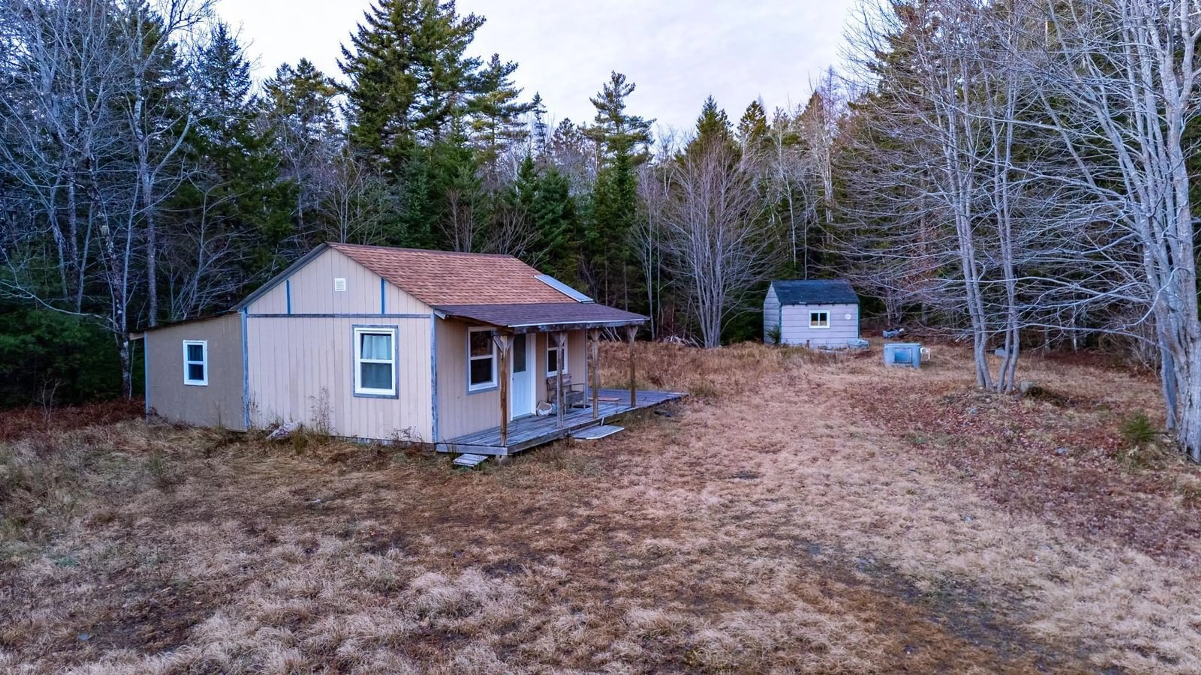 A pic from outside/outdoor area/front of a property/back of a property/a pic from drone, unknown for Lot 1 Highway 203, Kemptville Nova Scotia B5A 5P4