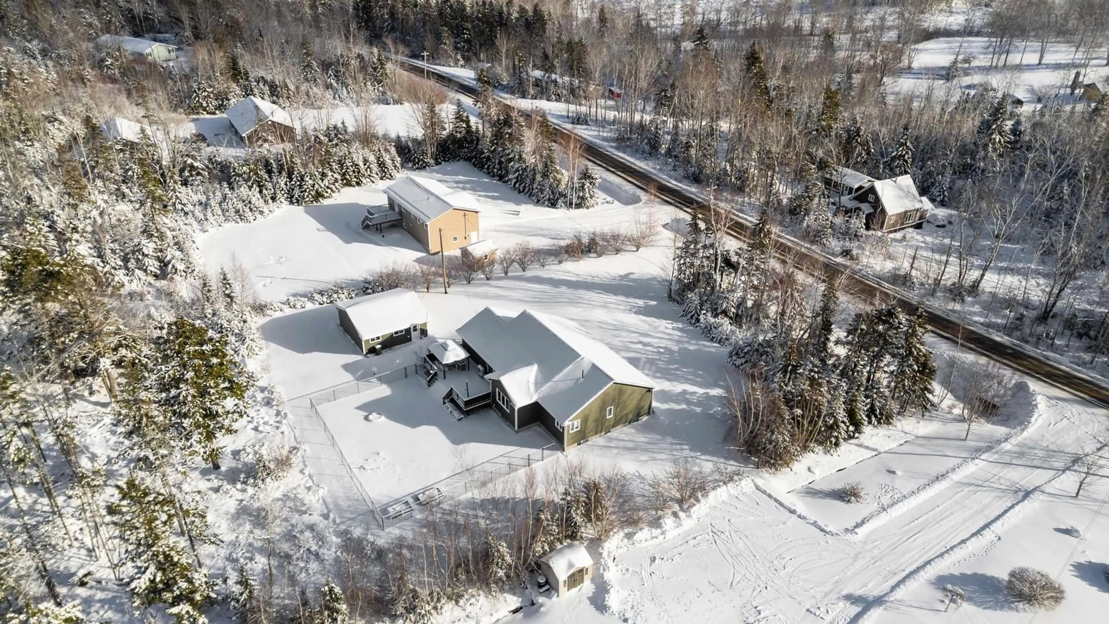 A pic from outside/outdoor area/front of a property/back of a property/a pic from drone, building for 4763 Little Harbour Rd, Little Harbour Nova Scotia B2H 5C4