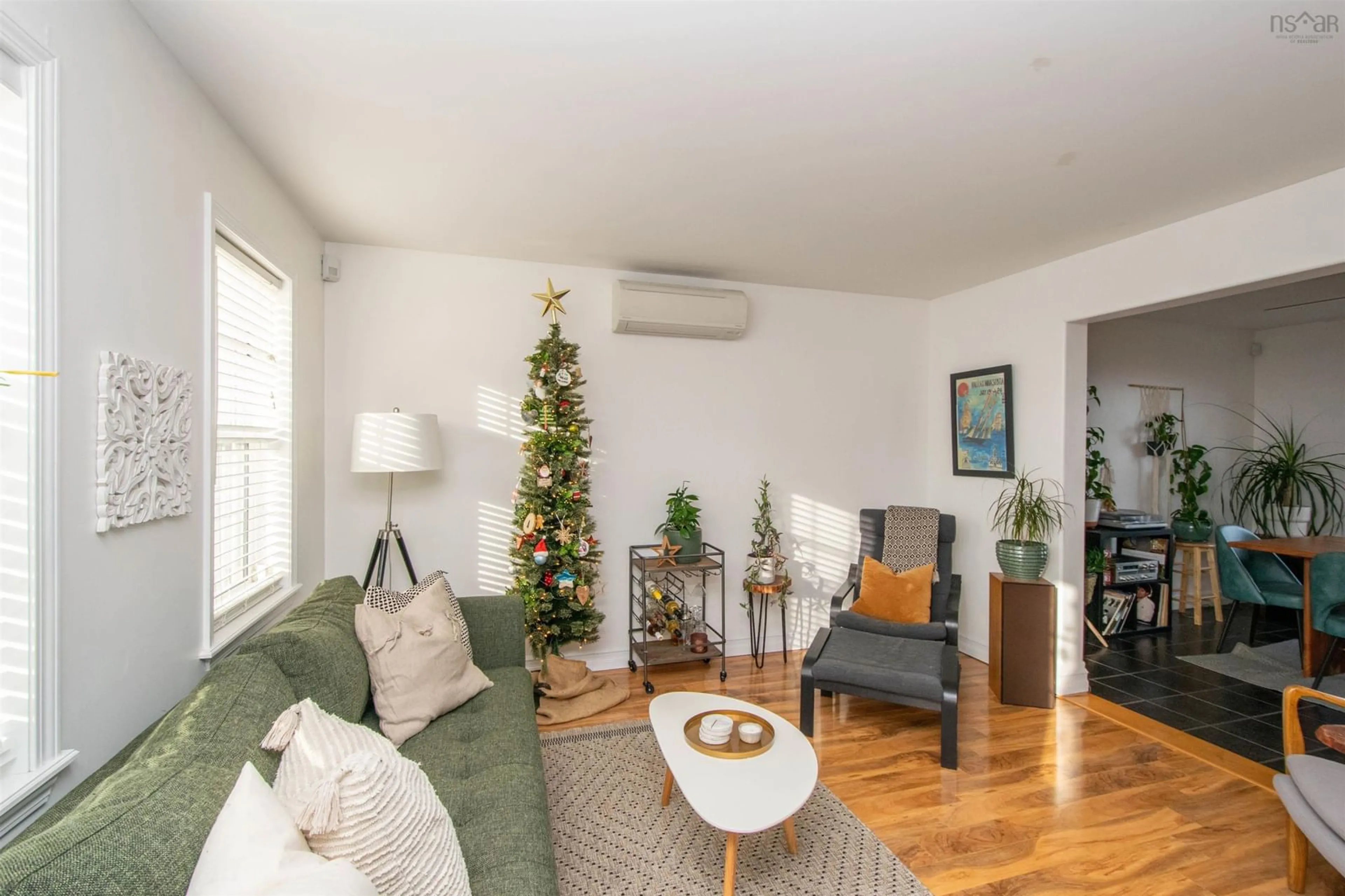 Living room with furniture, wood/laminate floor for 42 Bradorian Dr, Westphal Nova Scotia B2W 6G6