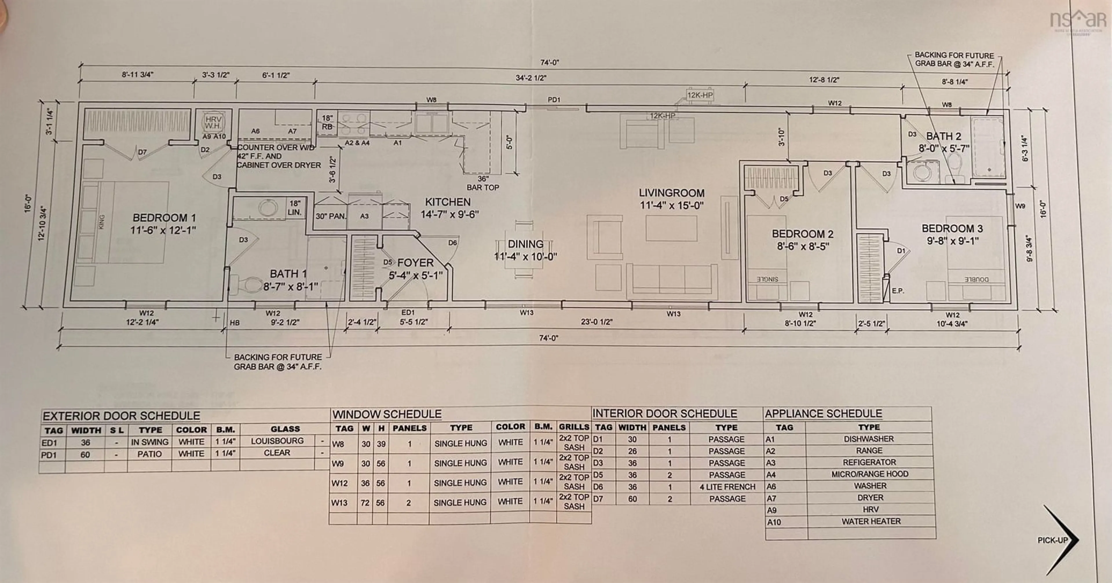 Floor plan for 4 Cambridge Crt, Amherst Nova Scotia B4H 0B7