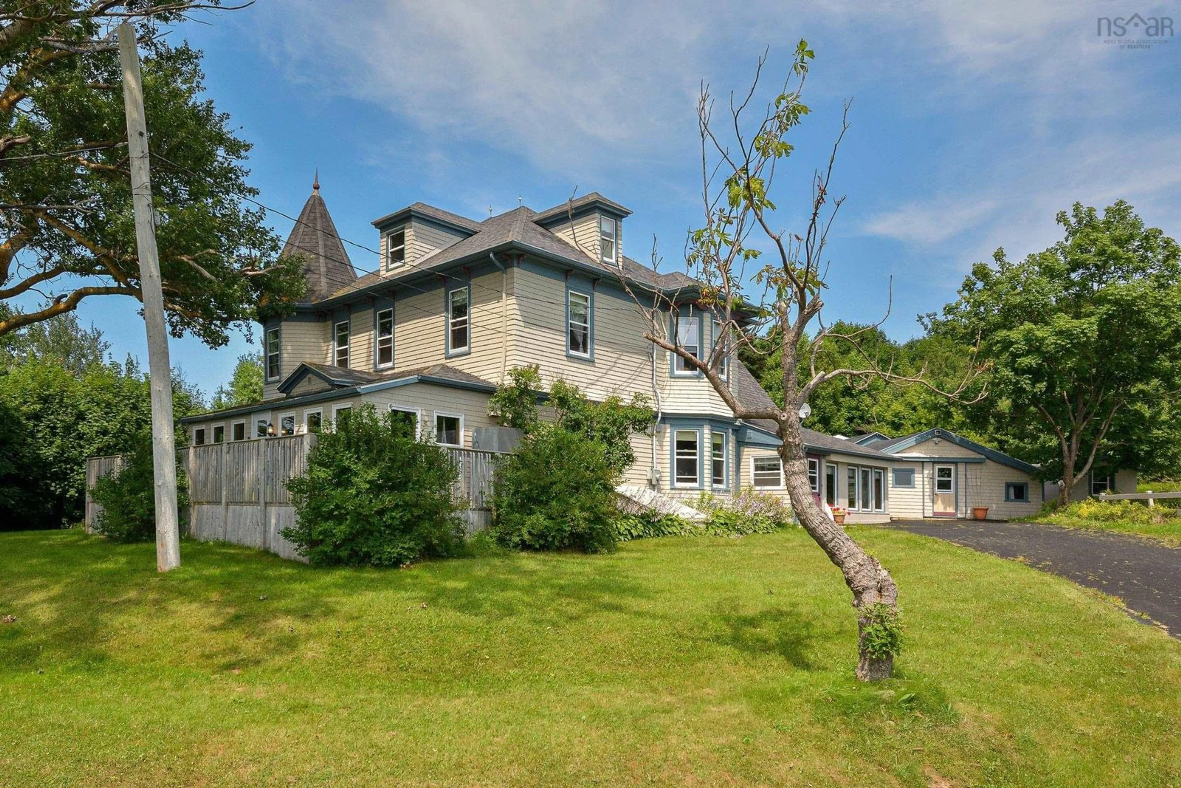 A pic from outside/outdoor area/front of a property/back of a property/a pic from drone, building for 55 High Rd, Port Hood Nova Scotia B0E 2W0