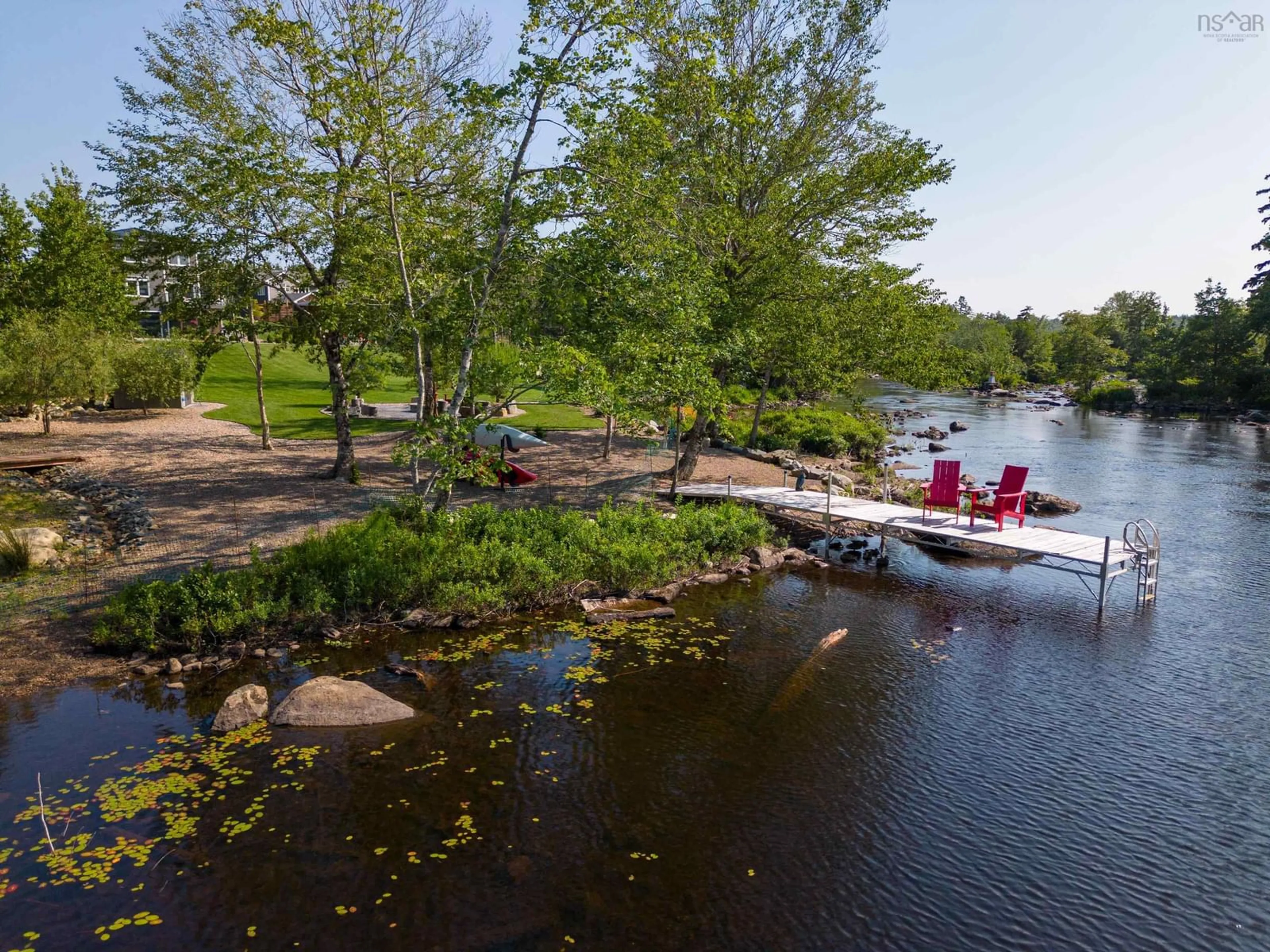 A pic from outside/outdoor area/front of a property/back of a property/a pic from drone, water/lake/river/ocean view for 326 Notting Hill Rd, Mineville Nova Scotia B2Z 0B7