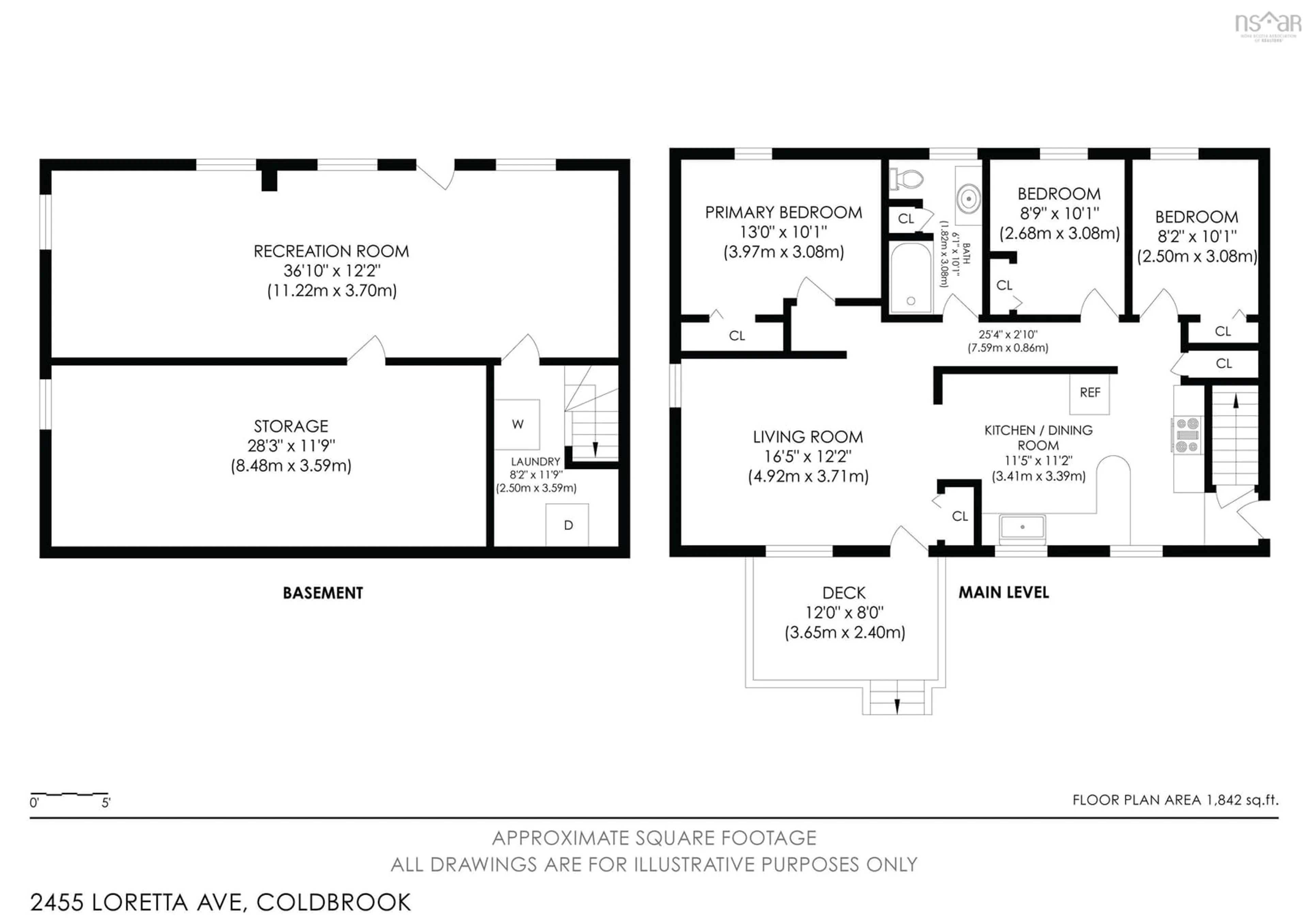 Floor plan for 2455 Loretta Ave, Coldbrook Nova Scotia B4R 1A7