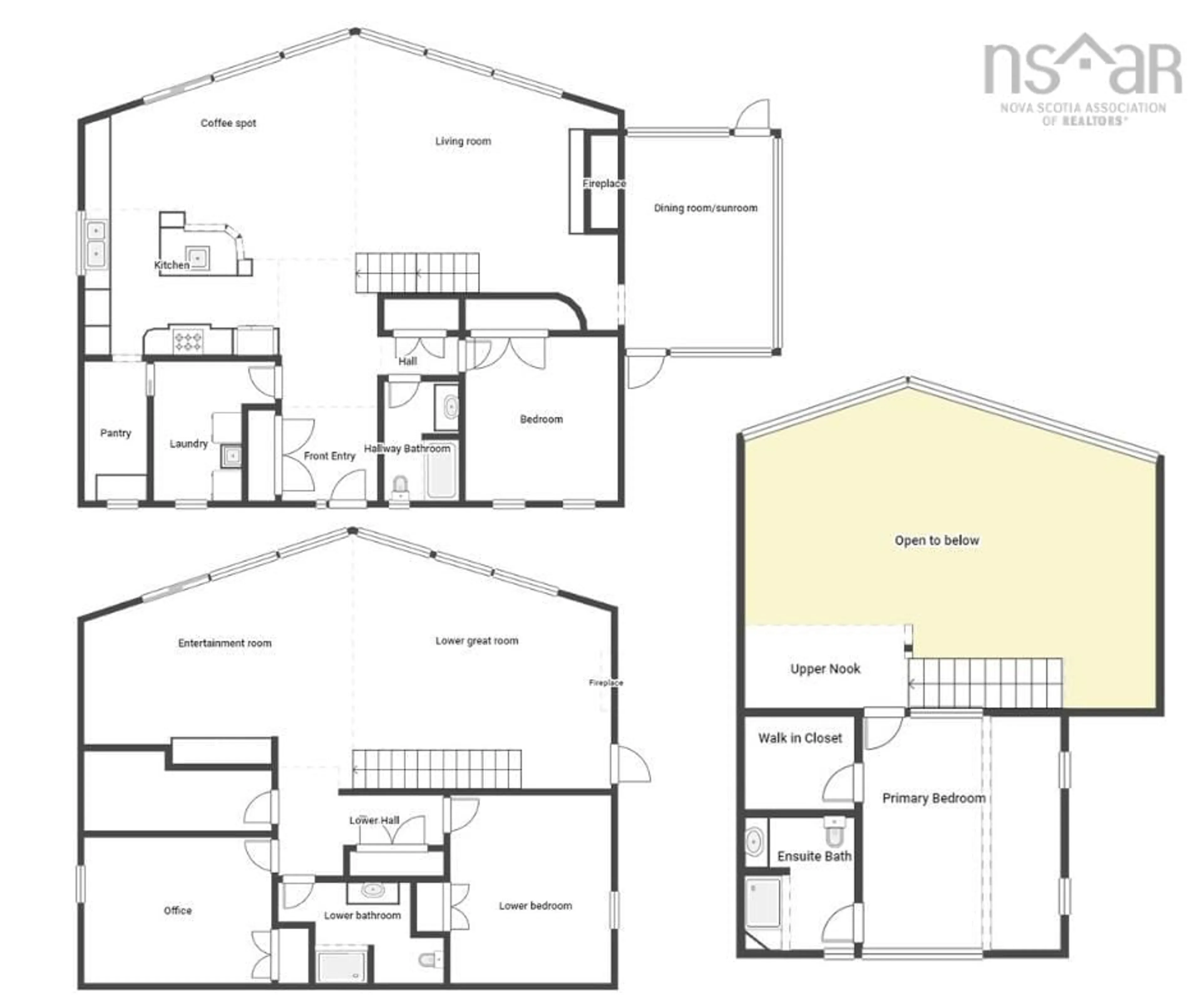 Floor plan for 16 Sunset Lane, Goshen Nova Scotia B0H 1E0