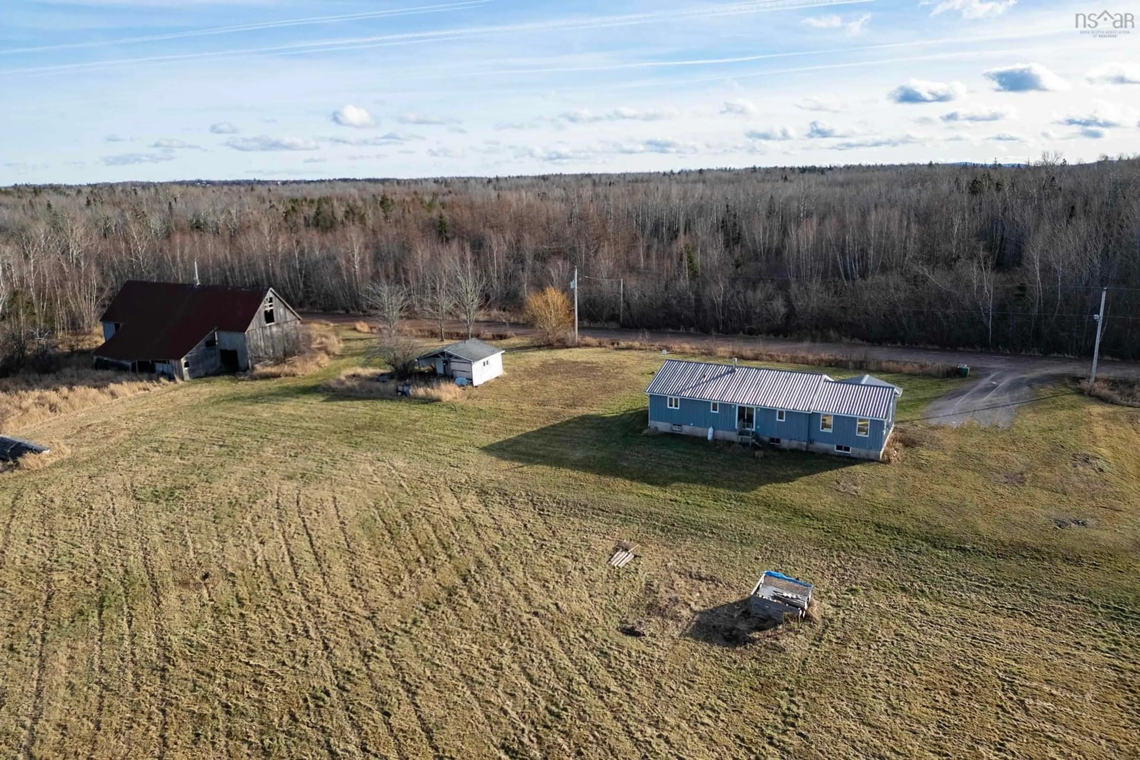 A pic from outside/outdoor area/front of a property/back of a property/a pic from drone, unknown for 941 Hartford Rd, Hartford Nova Scotia B0K 1M0