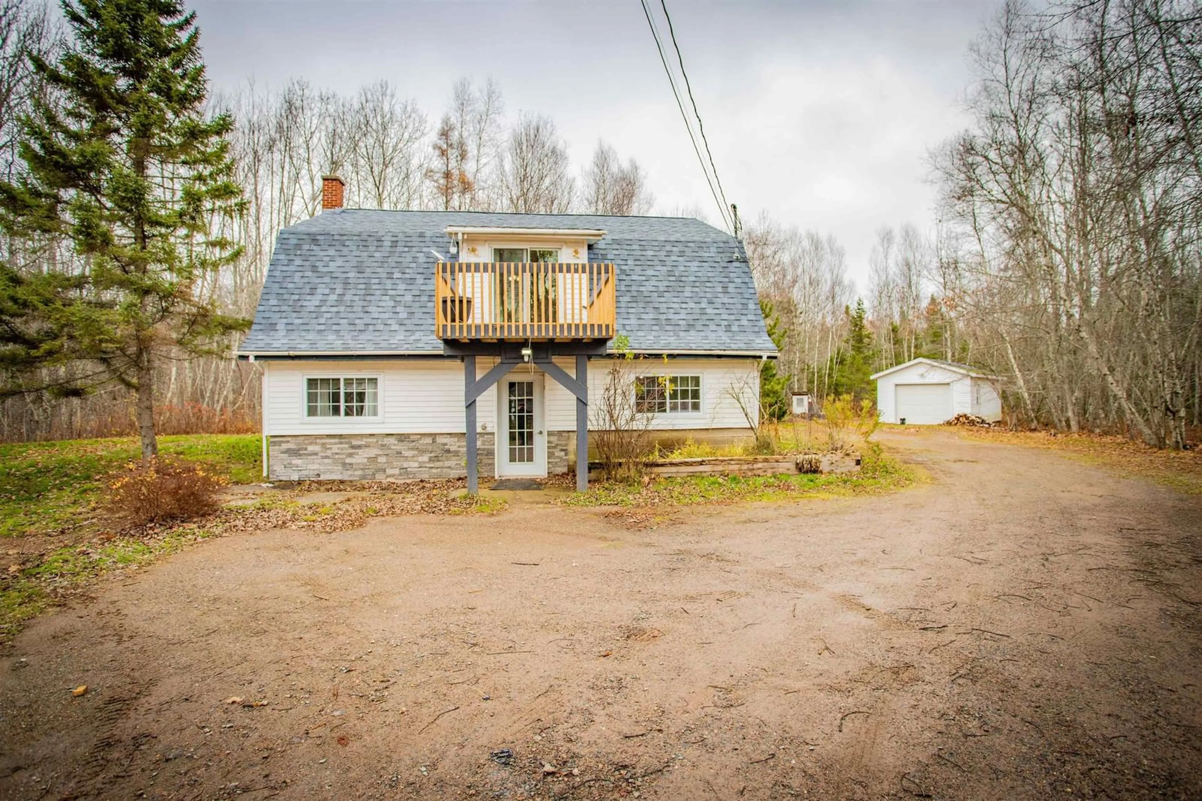 A pic from outside/outdoor area/front of a property/back of a property/a pic from drone, unknown for 2170 Old Mill Rd, South Farmington Nova Scotia B0P 1W0