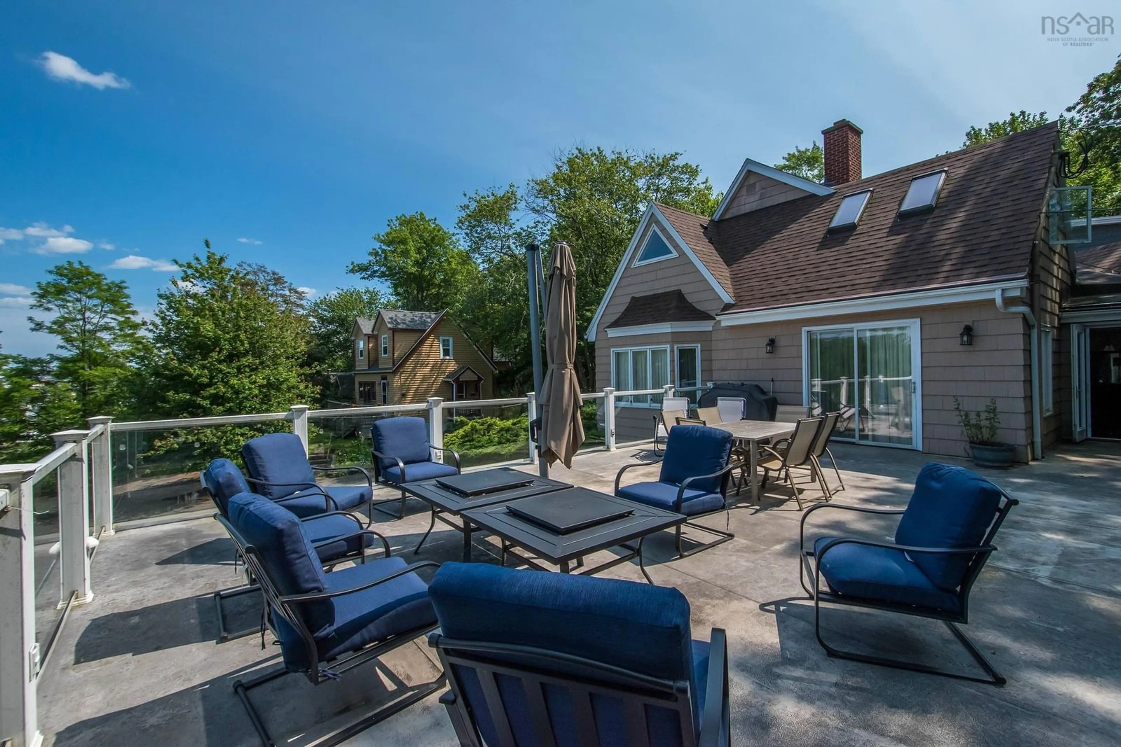 Patio, water/lake/river/ocean view for 20 Watervista Lane, Halifax Nova Scotia B3M 0B4