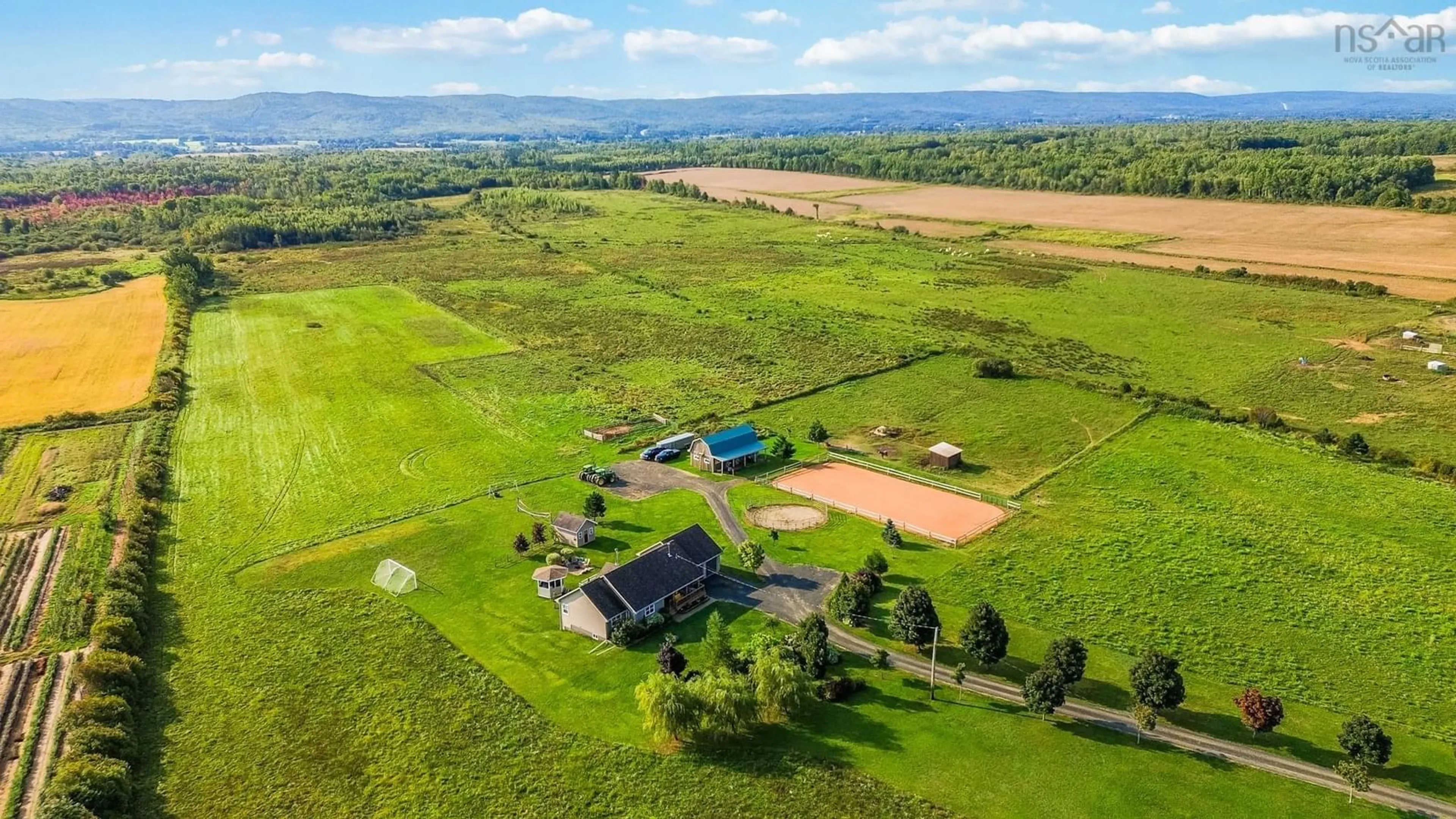 A pic from outside/outdoor area/front of a property/back of a property/a pic from drone, unknown for 1654 Clarence Rd, Clarence Nova Scotia B0S 1C0