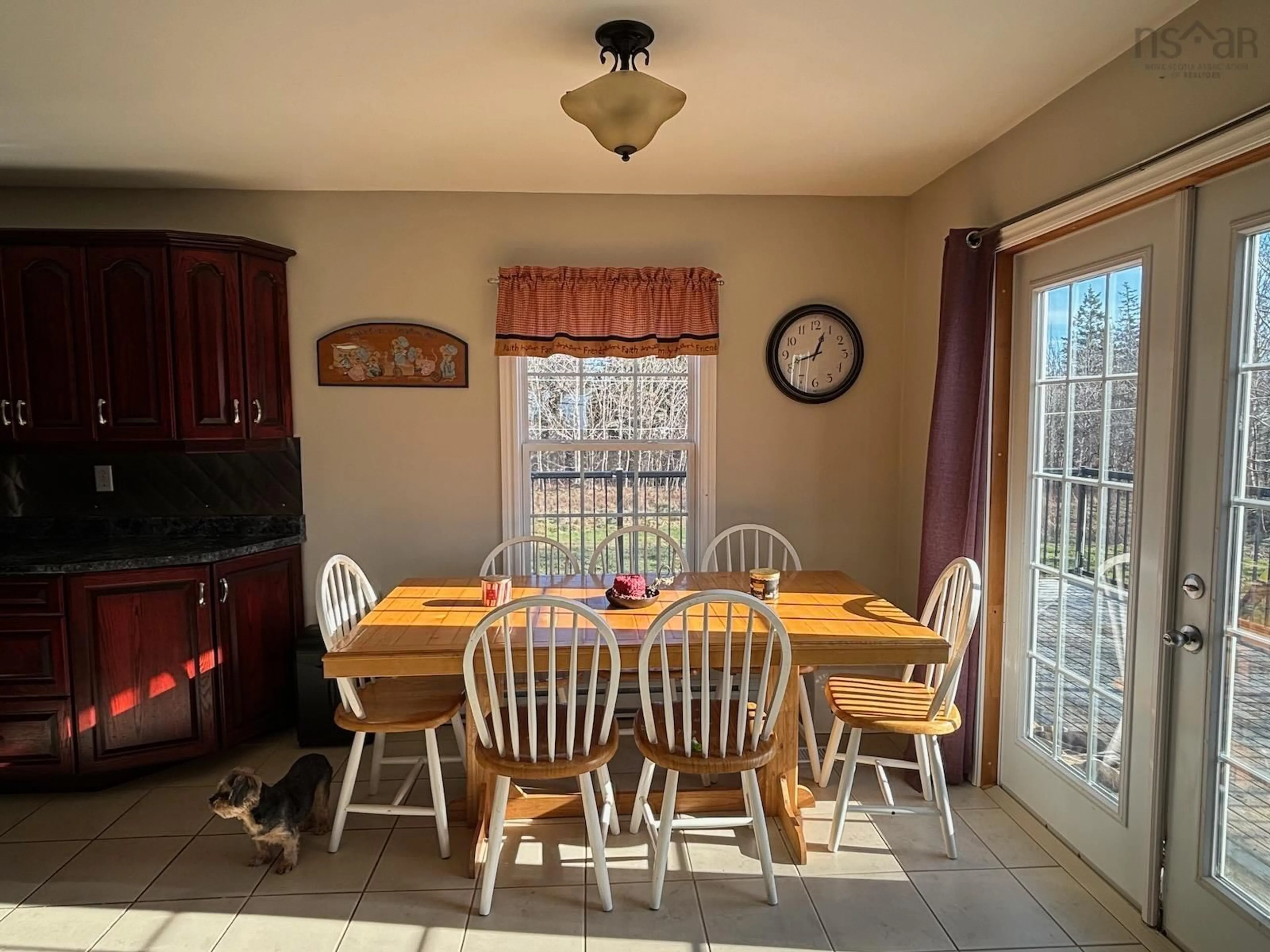 Dining room, ceramic/tile floor for 3105 Highway 334, Lower Wedgeport Nova Scotia B0W 1B0