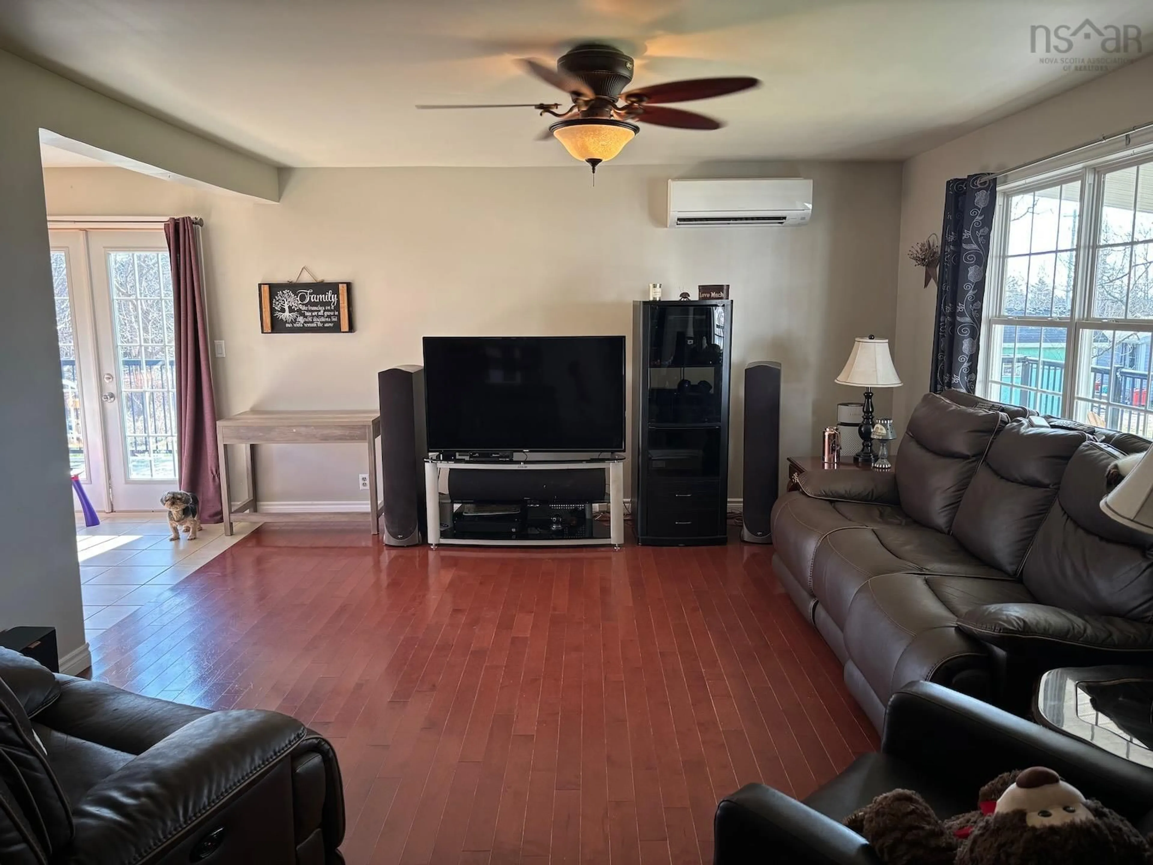 Living room with furniture, unknown for 3105 Highway 334, Lower Wedgeport Nova Scotia B0W 1B0