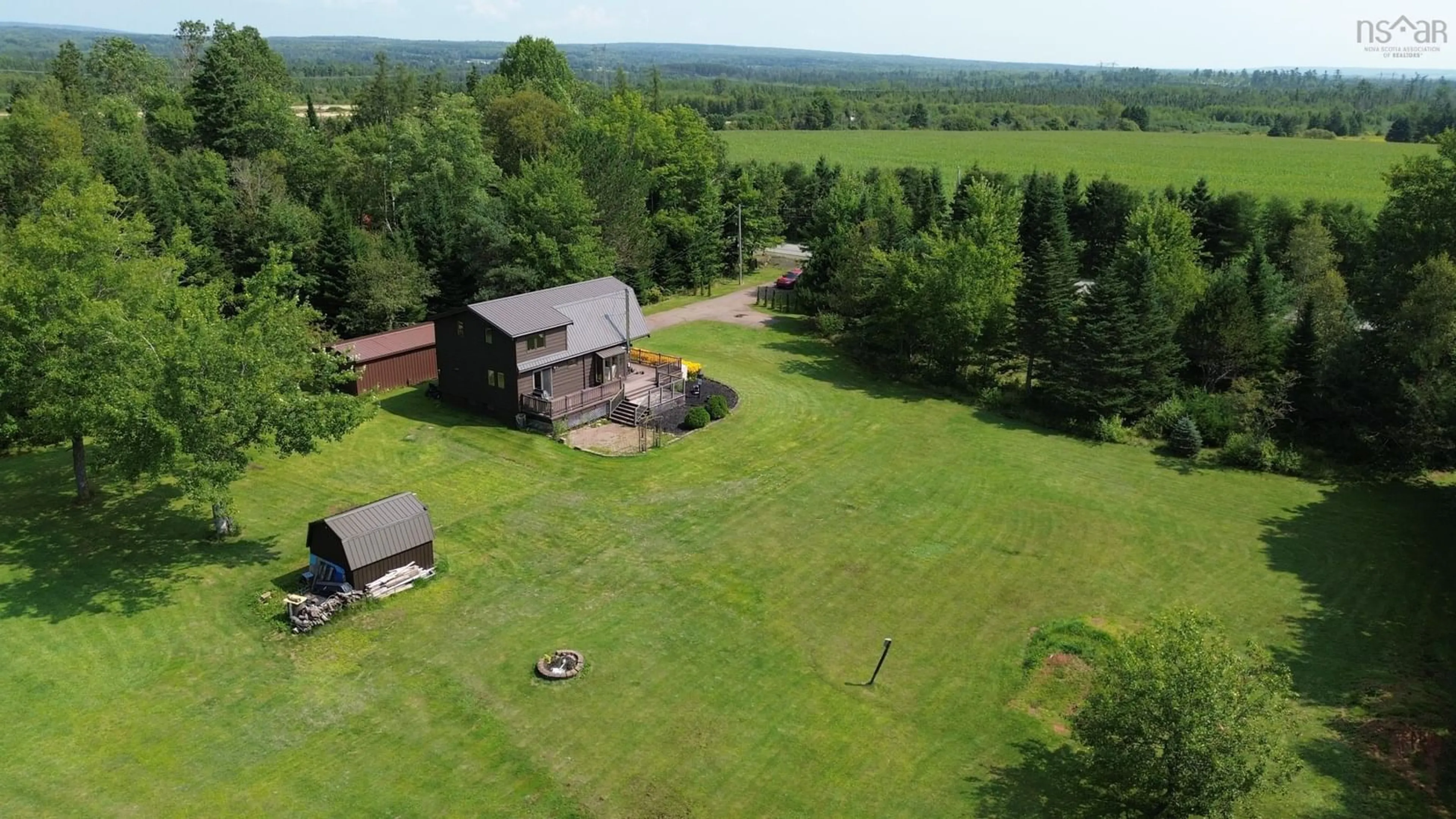 A pic from outside/outdoor area/front of a property/back of a property/a pic from drone, unknown for 907 Crowes Mills Rd, Belmont Nova Scotia B0M 1C0