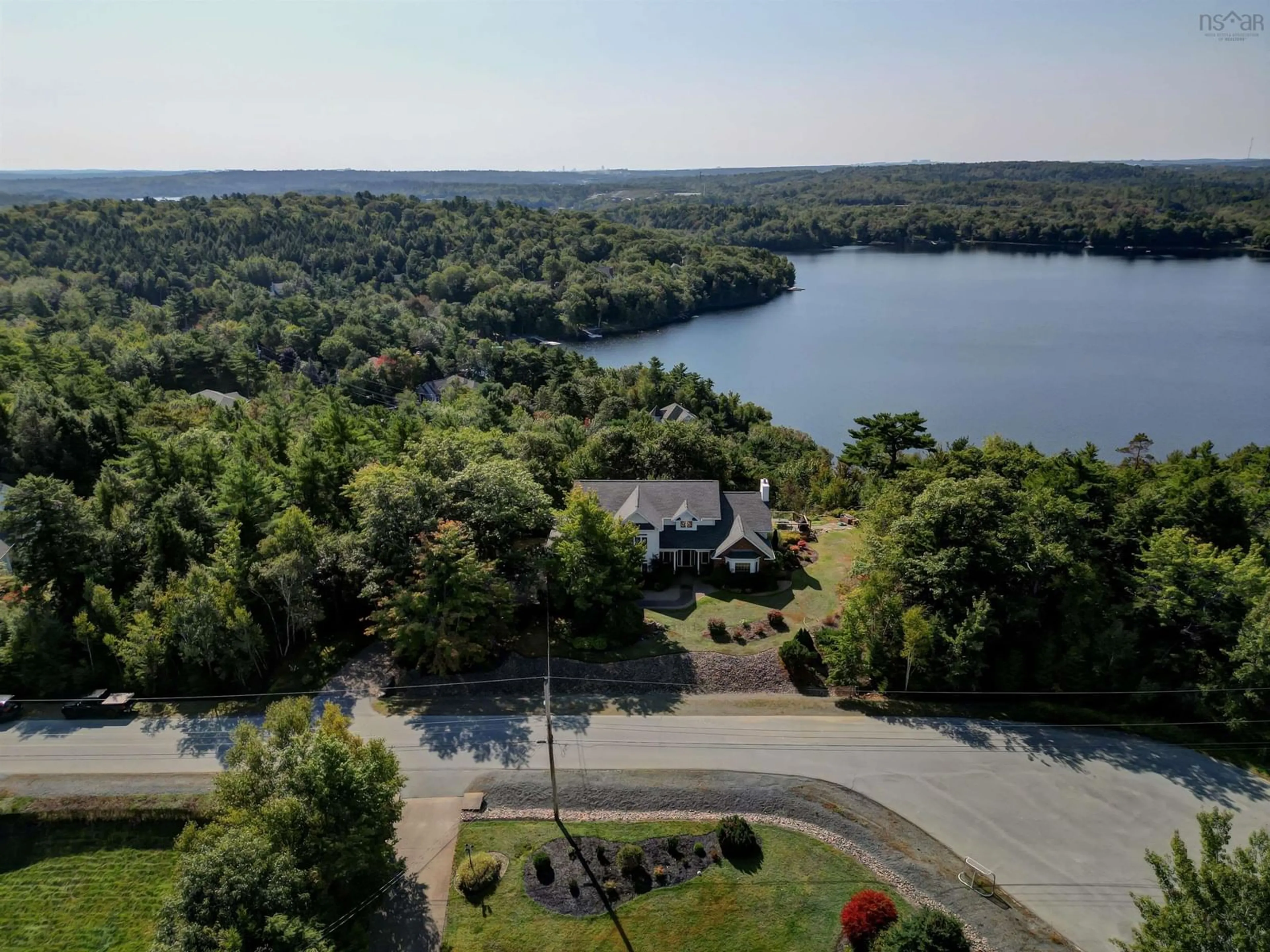 A pic from outside/outdoor area/front of a property/back of a property/a pic from drone, water/lake/river/ocean view for 16 Glenmorren Crt, Fall River Nova Scotia B2T 1A4