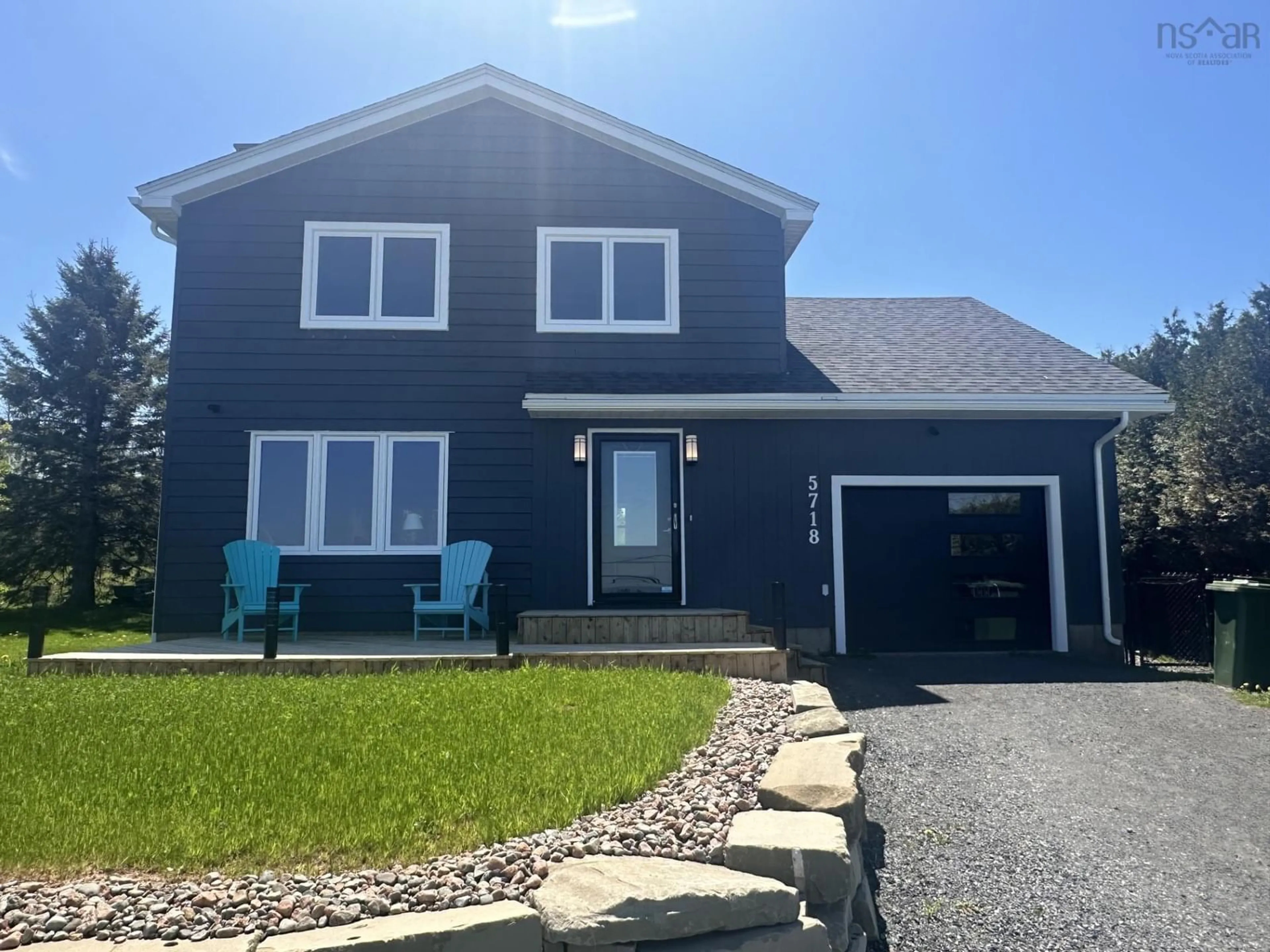 Home with vinyl exterior material, street for 5718 Little Harbour, Kings Head Nova Scotia B2H 5C4