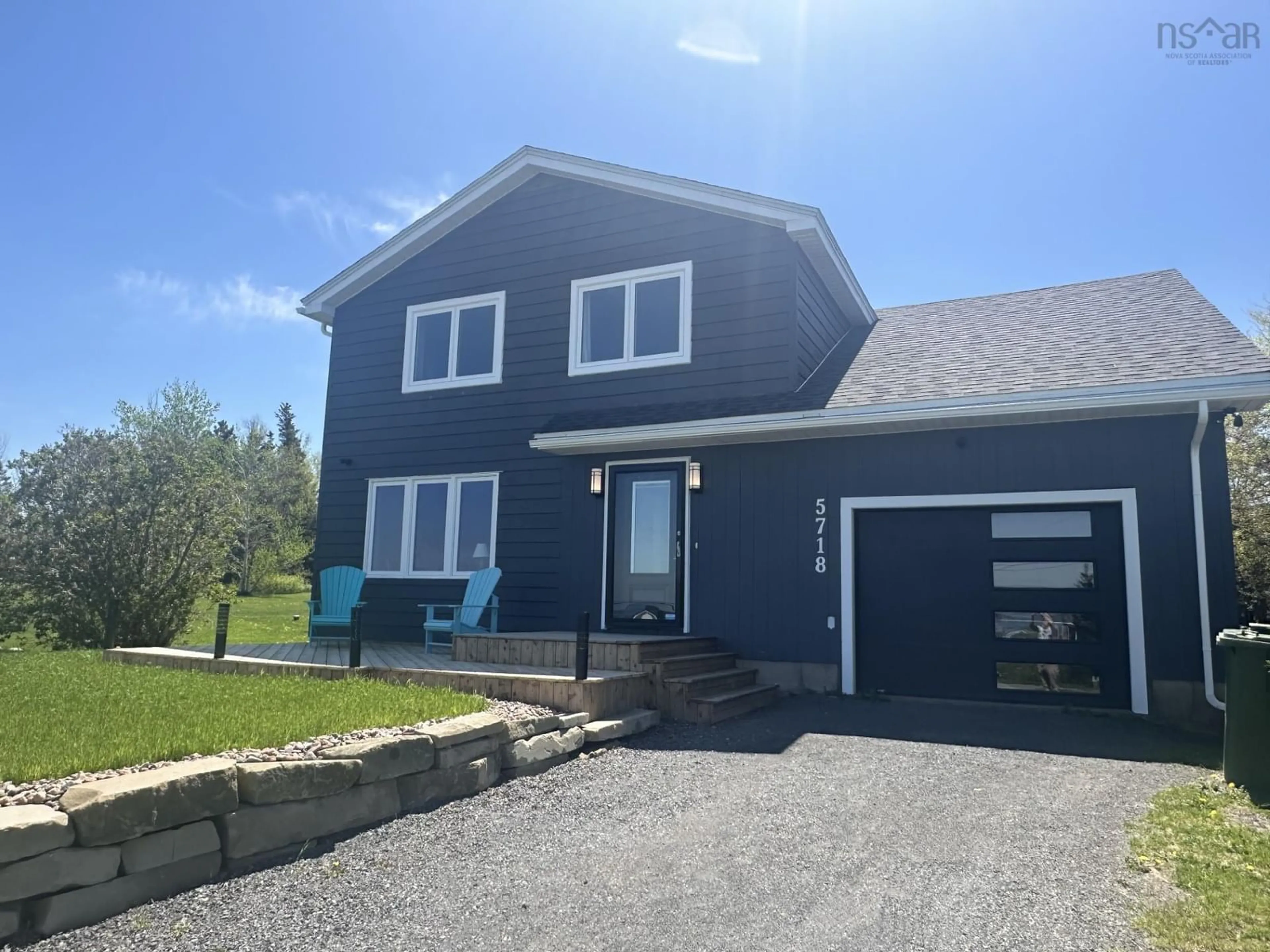 Home with vinyl exterior material, street for 5718 Little Harbour, Kings Head Nova Scotia B2H 5C4