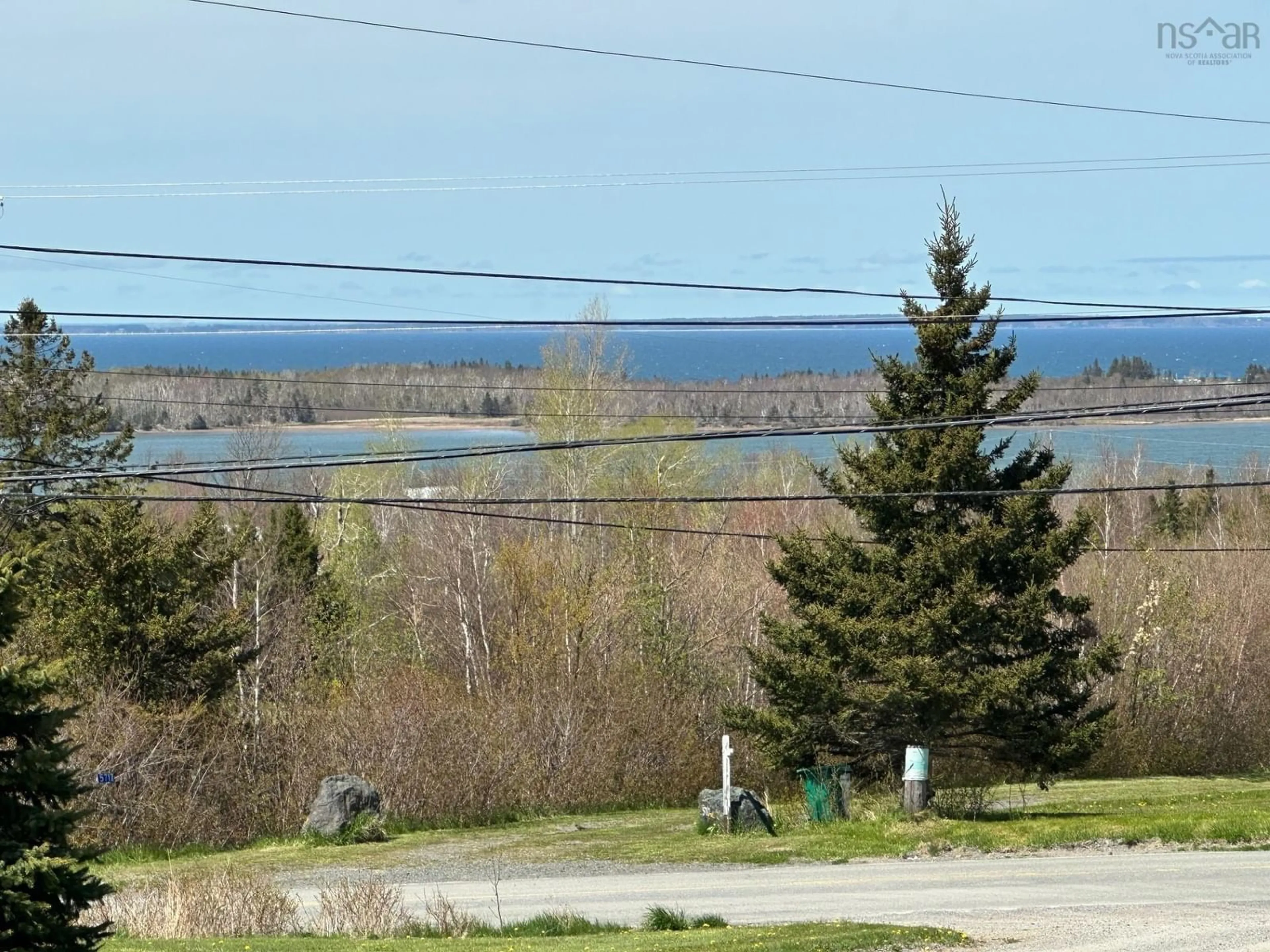 A pic from outside/outdoor area/front of a property/back of a property/a pic from drone, water/lake/river/ocean view for 5718 Little Harbour, Kings Head Nova Scotia B2H 5C4