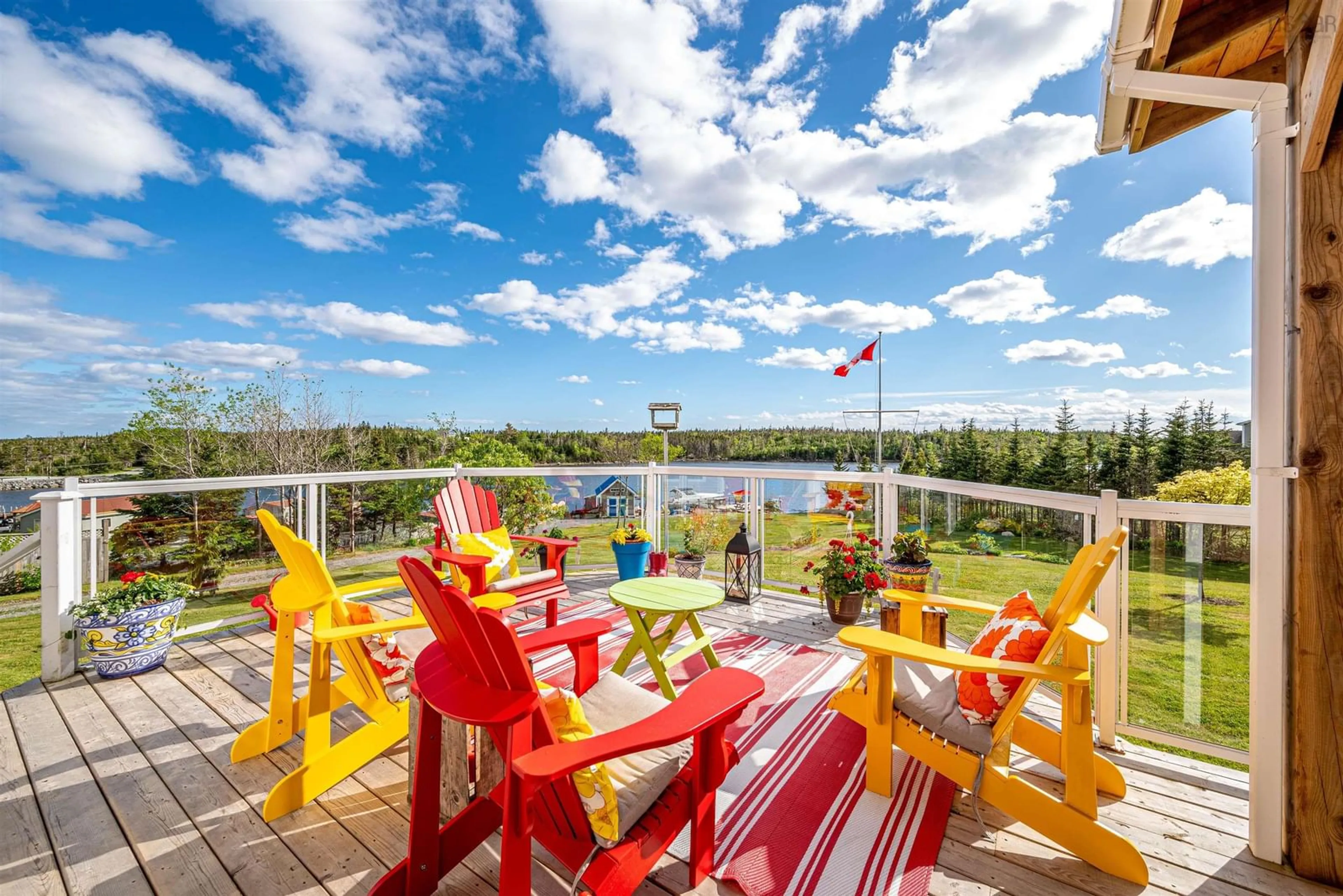 Patio, water/lake/river/ocean view for 2270 Ostrea Lake Rd, Ostrea Lake Nova Scotia B0J 2L0