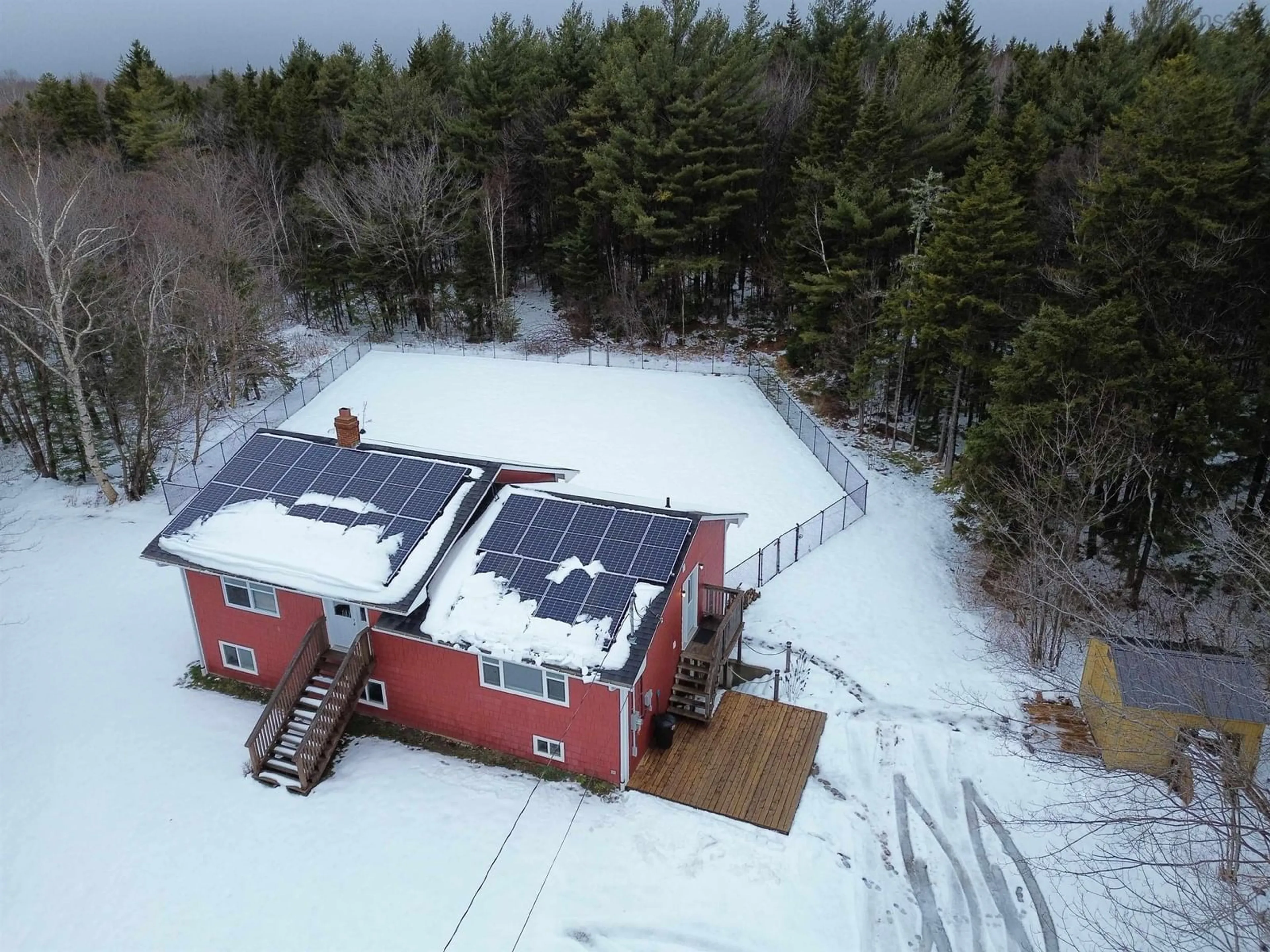 A pic from outside/outdoor area/front of a property/back of a property/a pic from drone, building for 11813 Highway 217, Seabrook Nova Scotia B0V 1A0