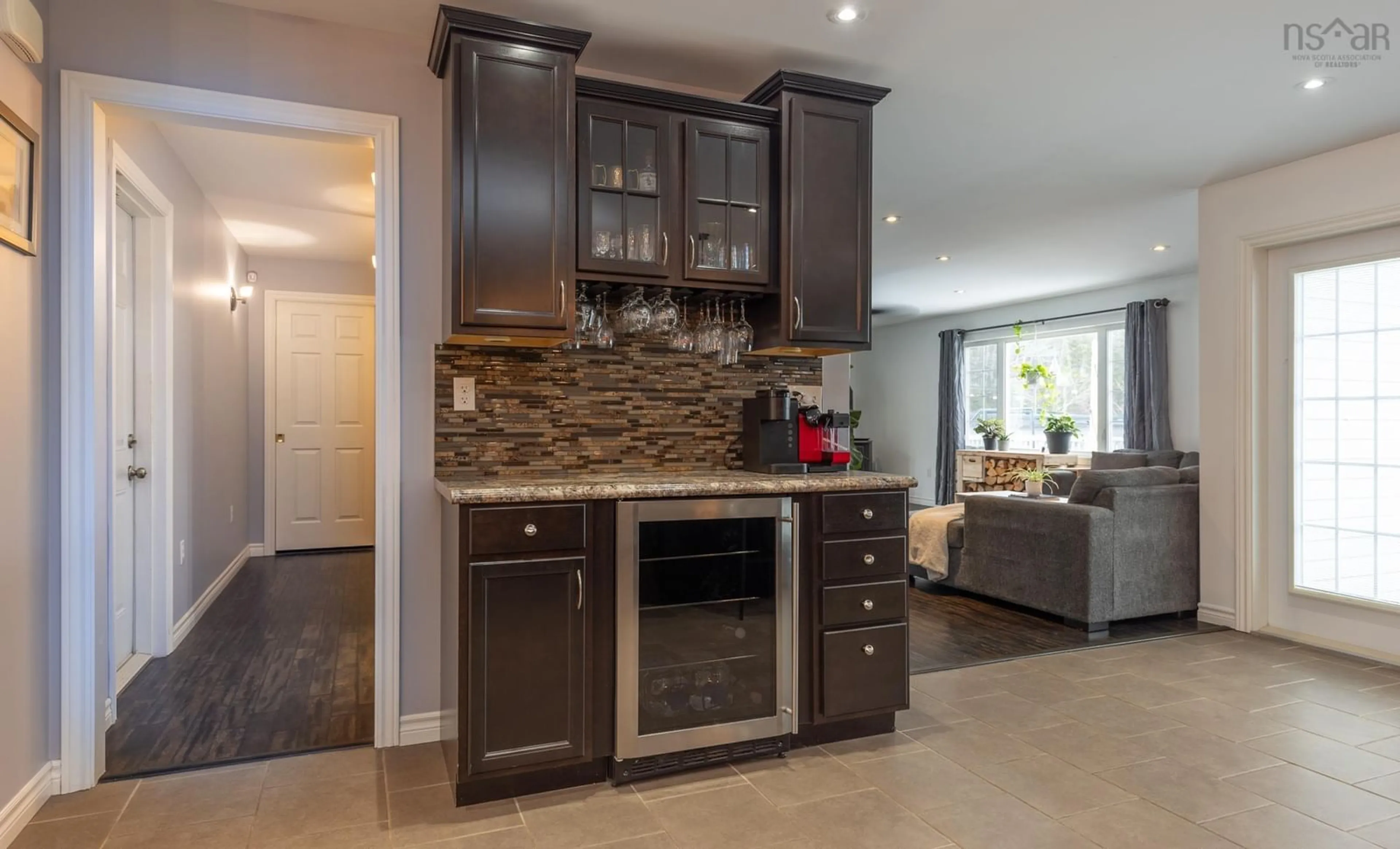 Open concept kitchen, ceramic/tile floor for 592 Greenville Rd, Greenville Nova Scotia B5A 5J6