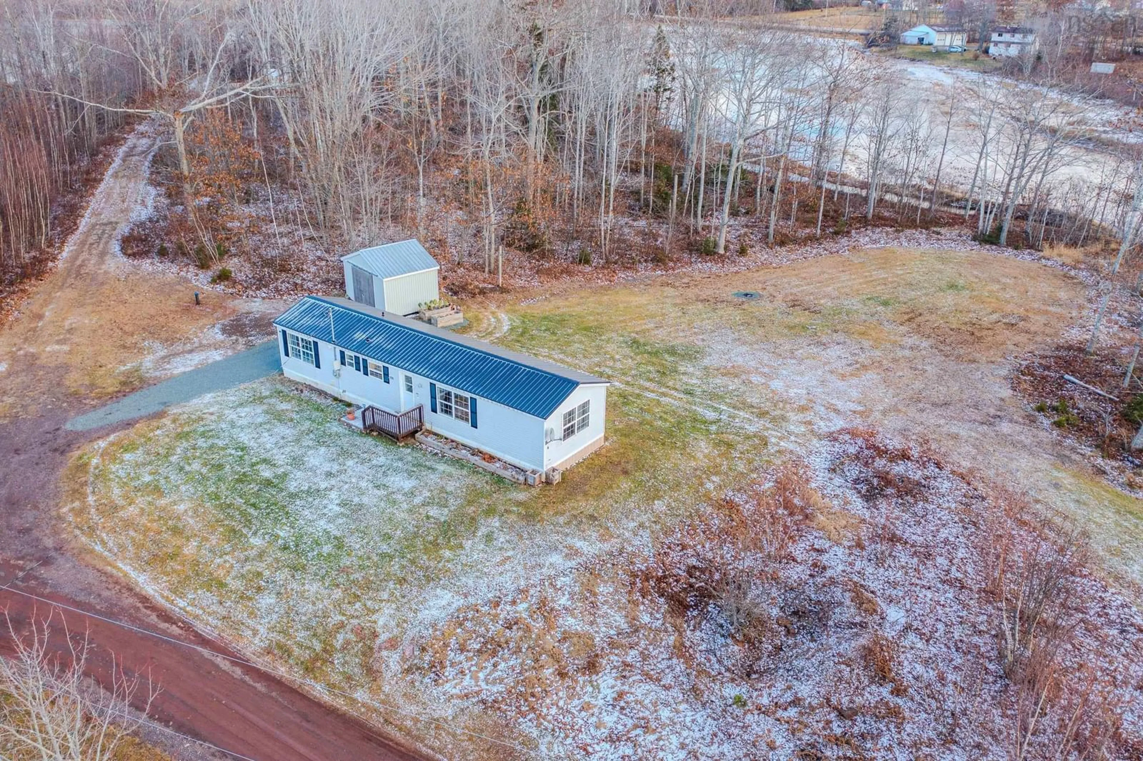 A pic from outside/outdoor area/front of a property/back of a property/a pic from drone, water/lake/river/ocean view for 66 Macconnell Pl, Waldegrave Nova Scotia B0K 1V0