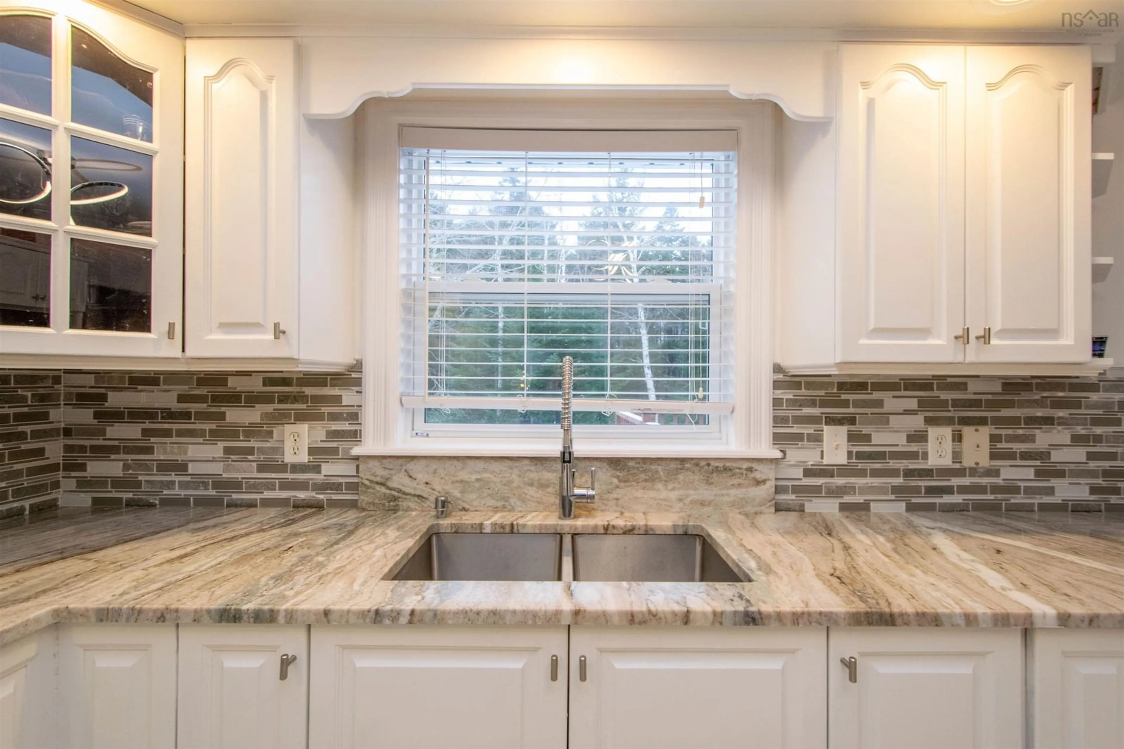 Contemporary kitchen, ceramic/tile floor for 256 Rhodora Dr, Middle Sackville Nova Scotia B4E 3H5