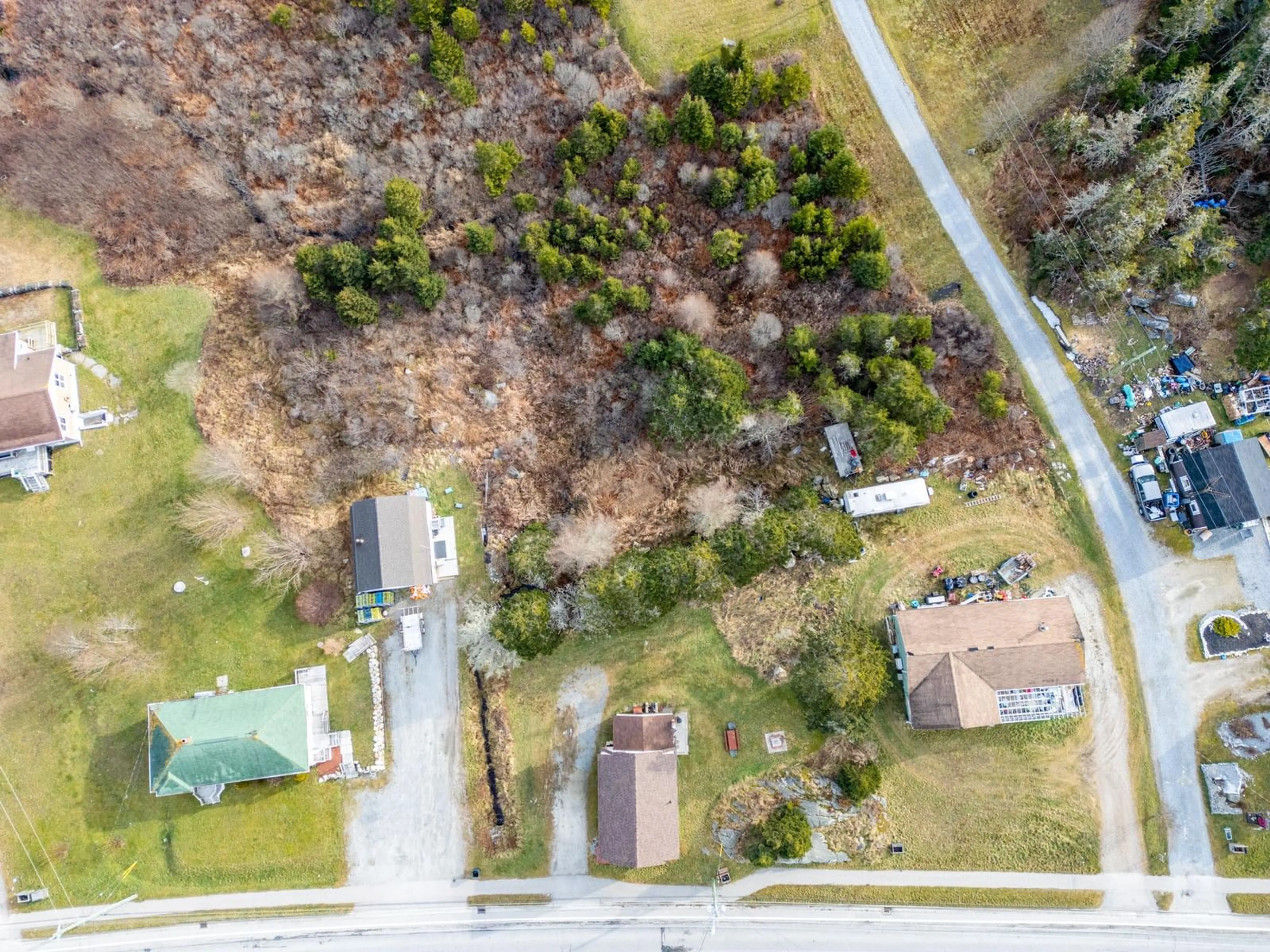 A pic from outside/outdoor area/front of a property/back of a property/a pic from drone, street for 6622 Highway 3, Lower Woods Harbour Nova Scotia B0W 2E0