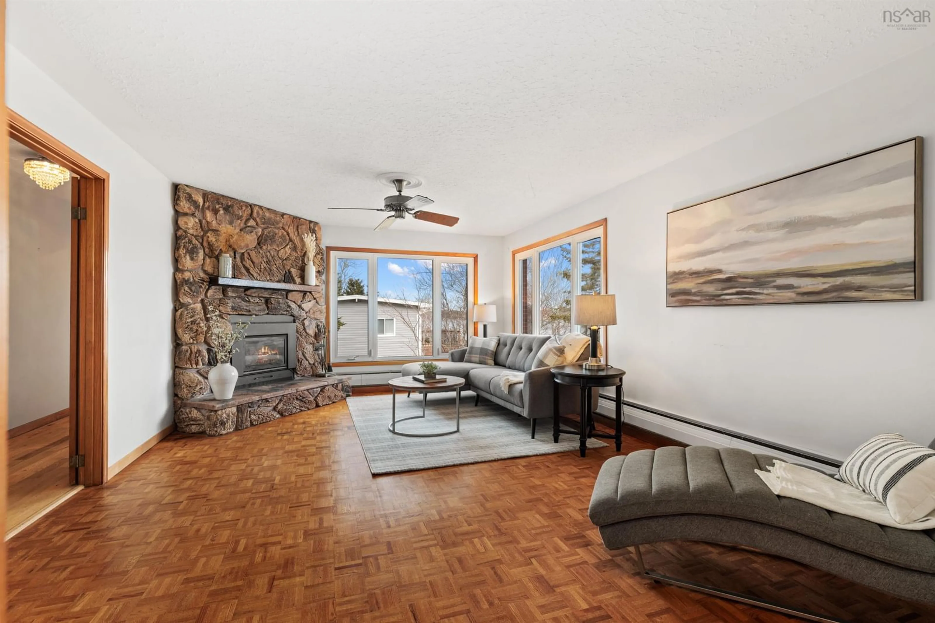 Living room with furniture, unknown for 1748 Crowell Rd, East Lawrencetown Nova Scotia B2Z 1N7