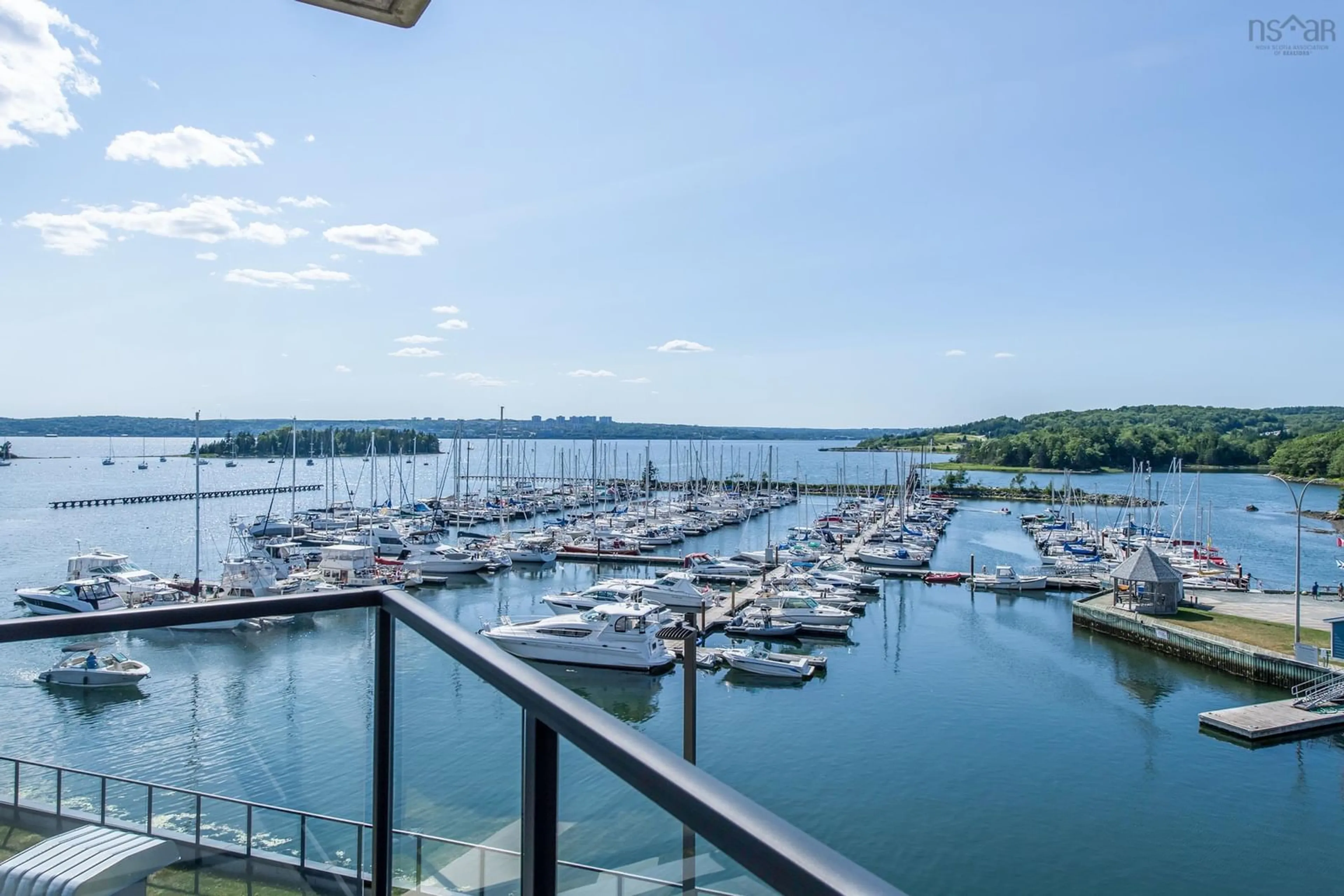 Patio, water/lake/river/ocean view for 72 Seapoint Rd #302, Dartmouth Nova Scotia B3B 0R8