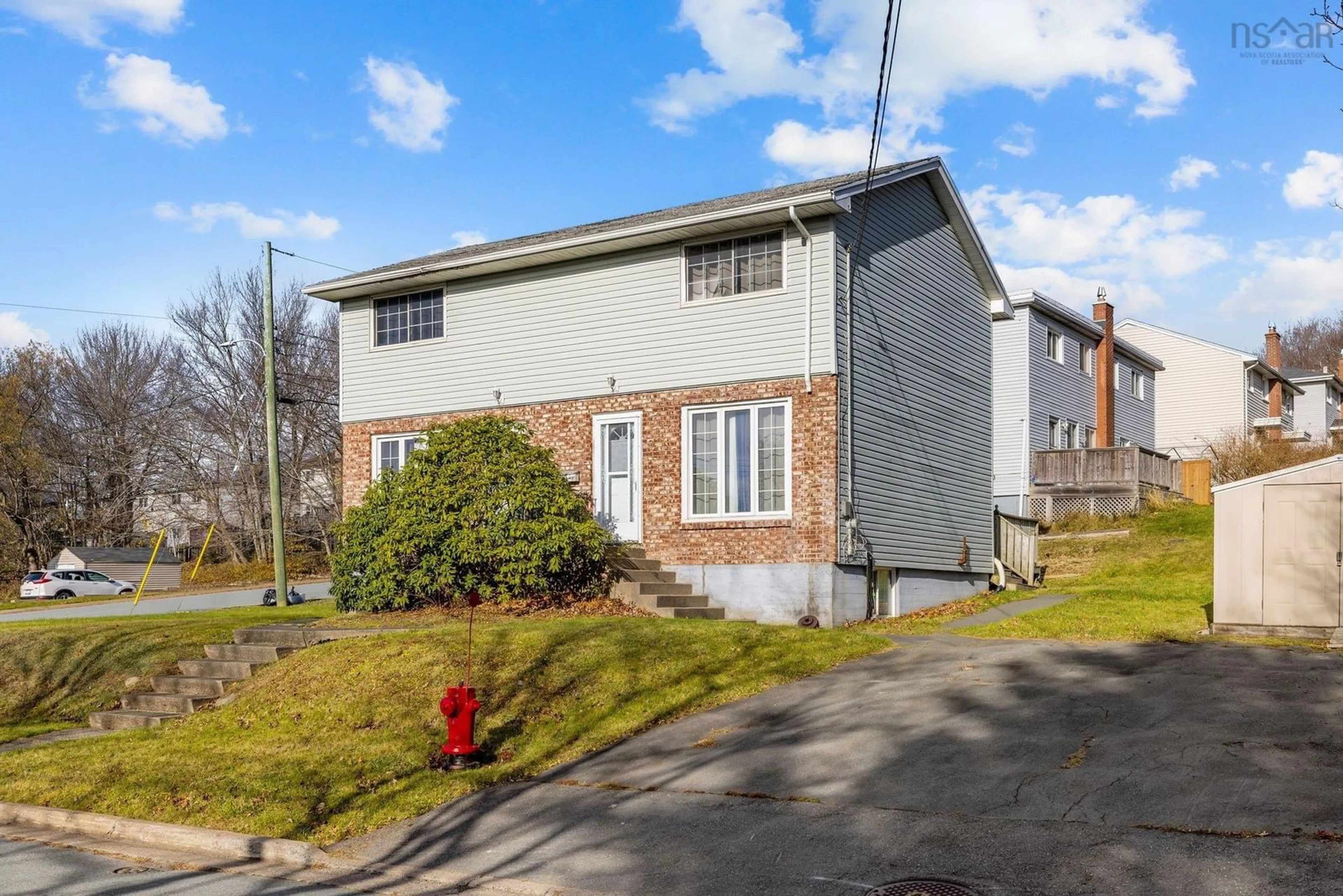 A pic from outside/outdoor area/front of a property/back of a property/a pic from drone, street for 53 / 53.5 Lynn Dr, Dartmouth Nova Scotia B2Y 3V8