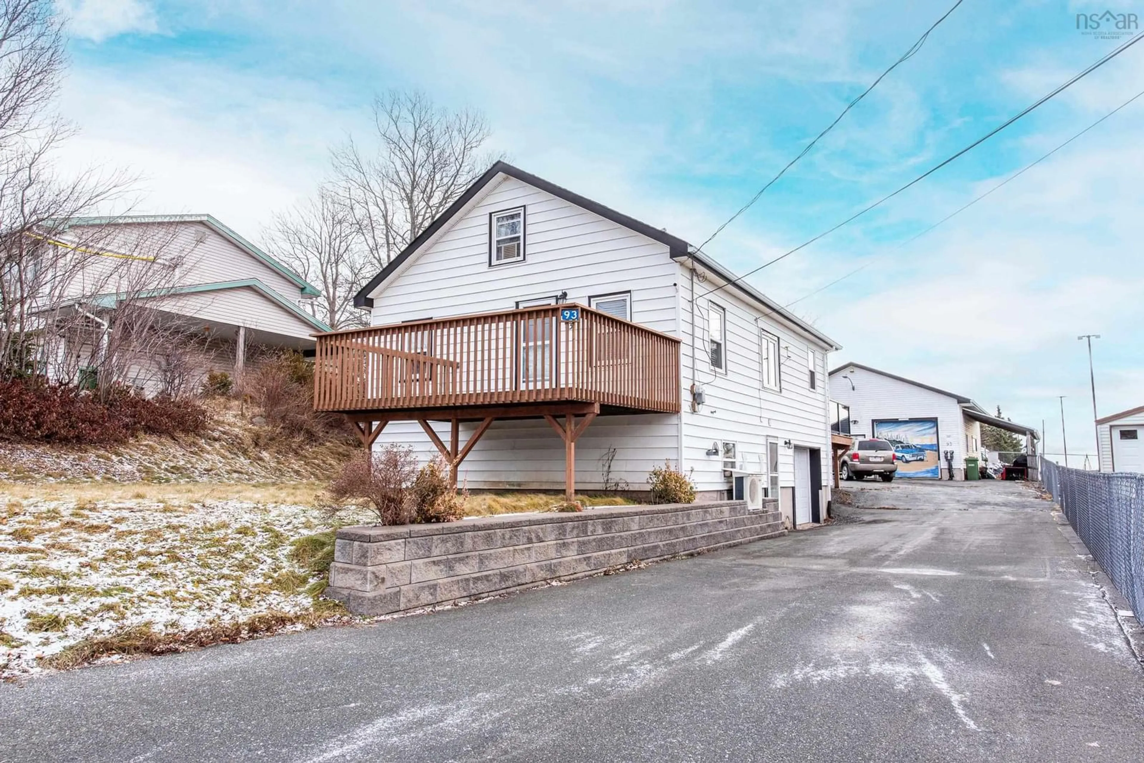 A pic from outside/outdoor area/front of a property/back of a property/a pic from drone, street for 93 Howard Ave, Eastern Passage Nova Scotia B3G 1M4