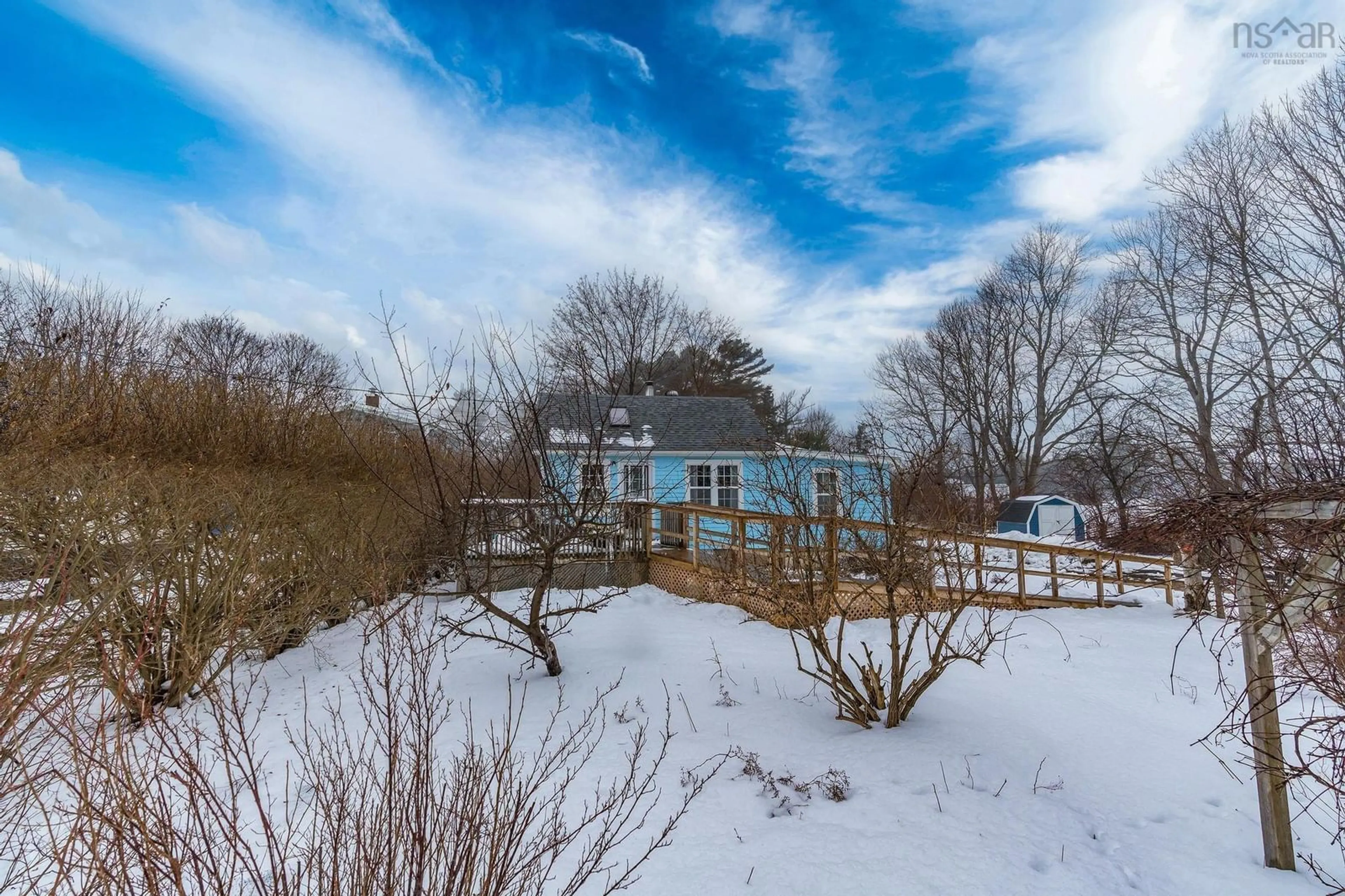 A pic from outside/outdoor area/front of a property/back of a property/a pic from drone, unknown for 91 Old Trunk 3, Chester Nova Scotia B0J 1J0