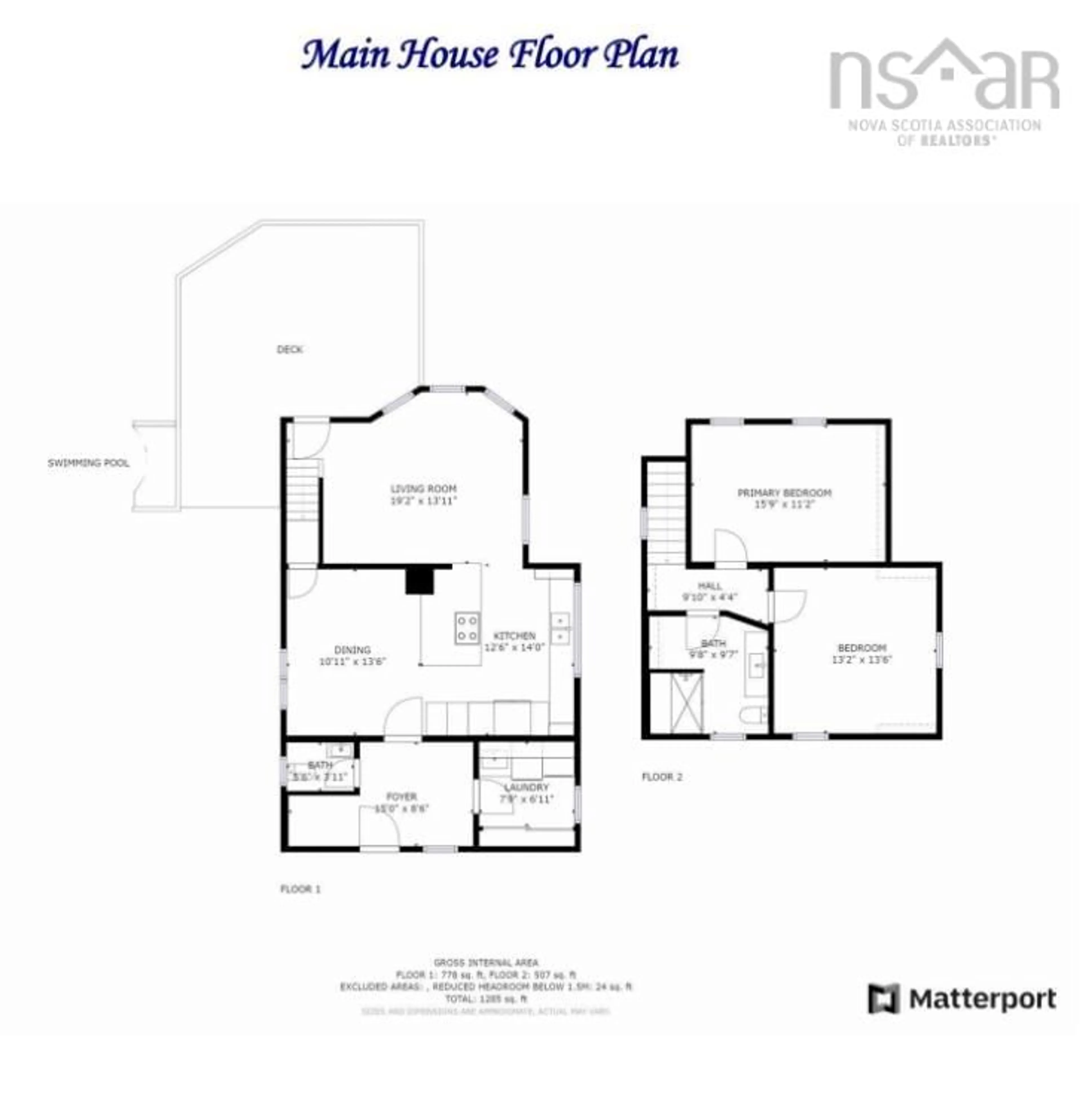 Floor plan for 150 New Harbour Rd, New Harbour Nova Scotia B0H 1T0