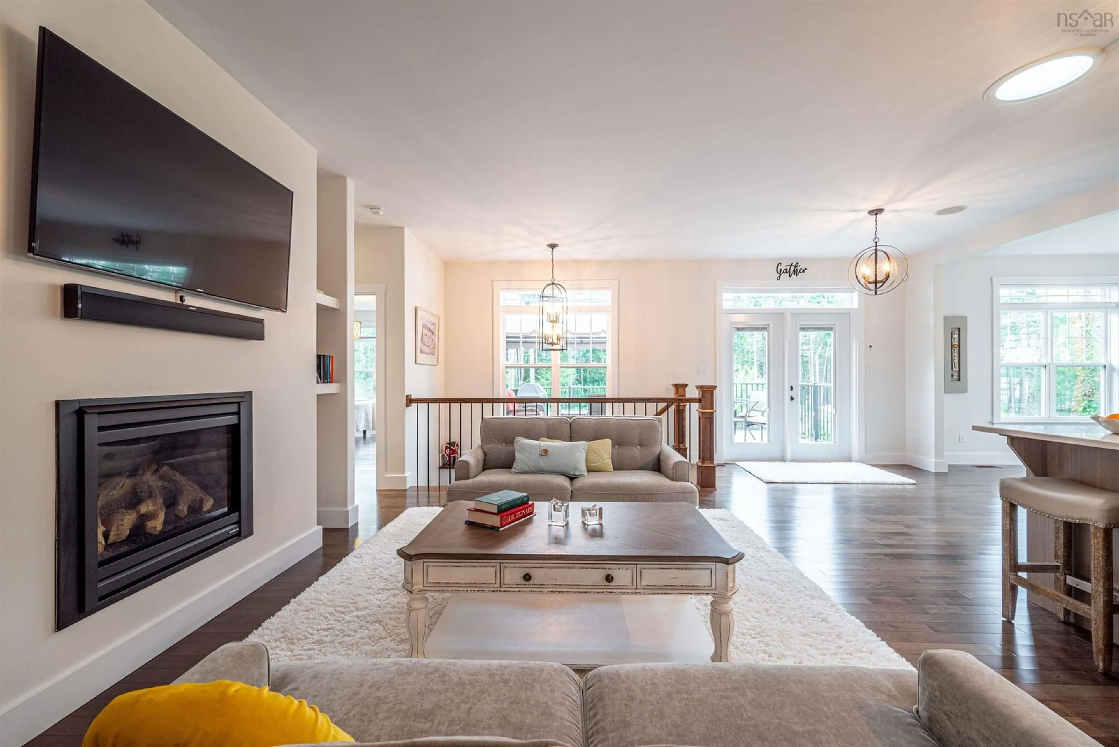 Living room with furniture, ceramic/tile floor for 556 Duart Ave, Fall River Nova Scotia B2T 0L8