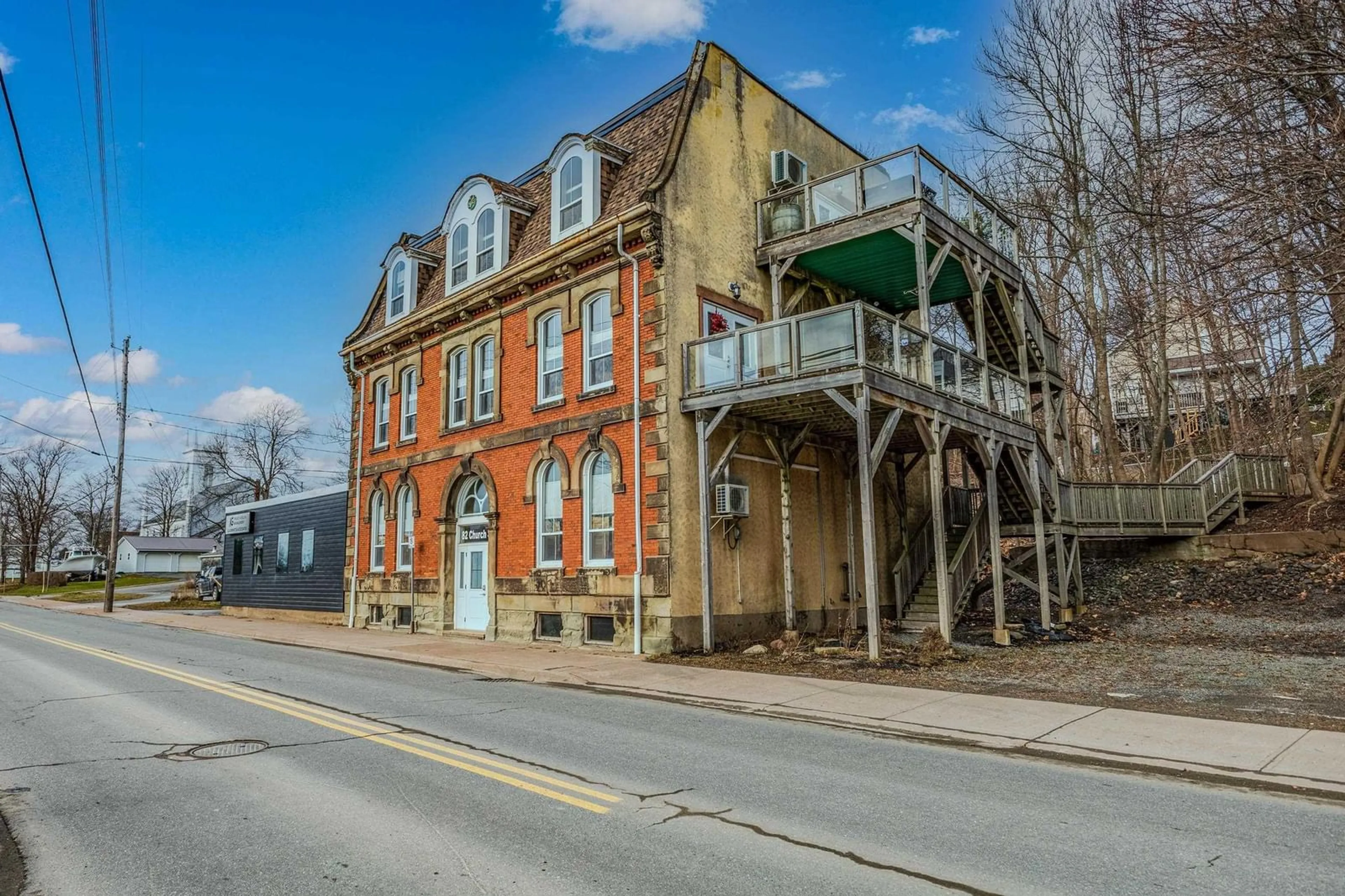 A pic from outside/outdoor area/front of a property/back of a property/a pic from drone, building for 82 Church St, Pictou Nova Scotia B0K 1H0