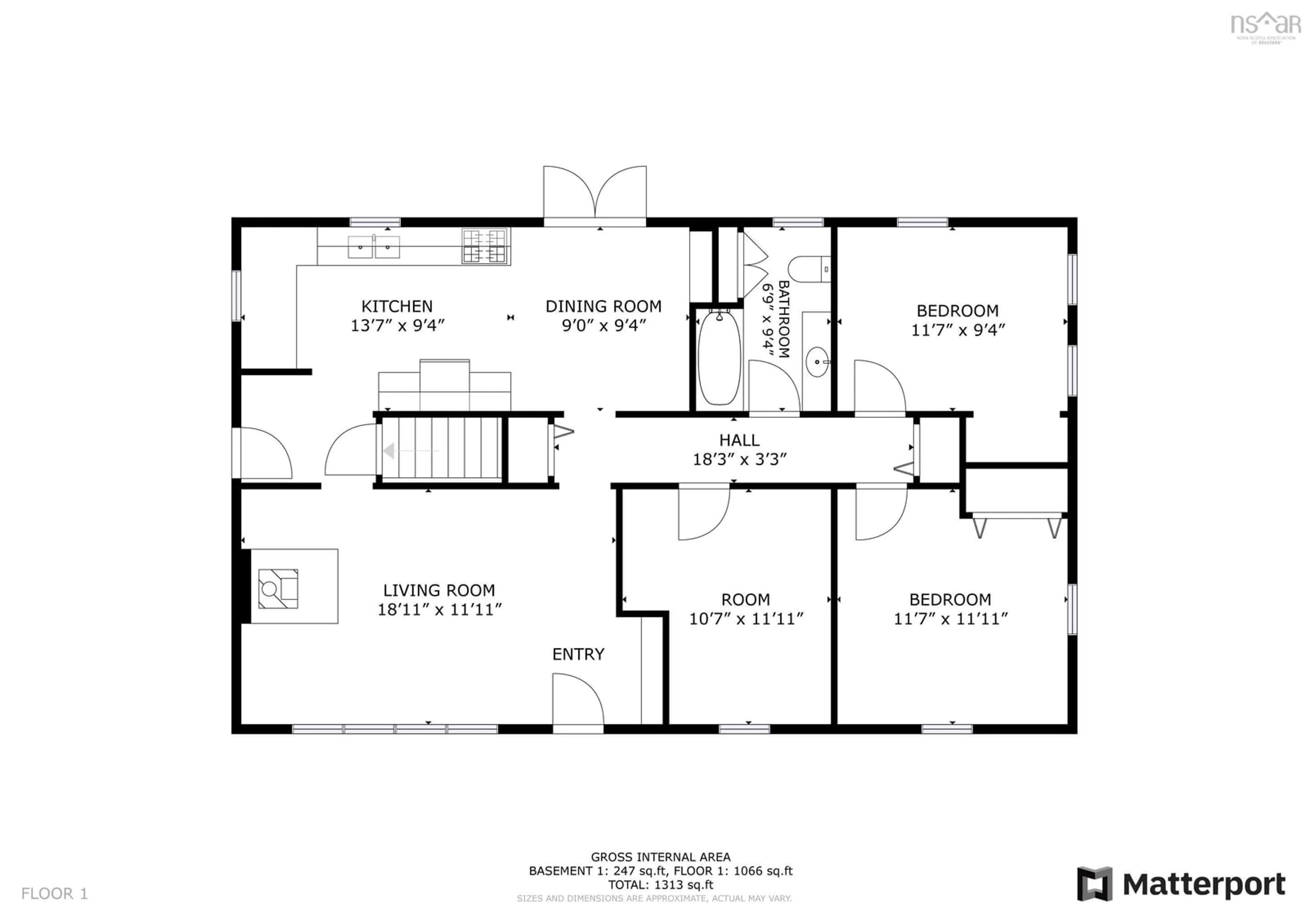 Floor plan for 876 Forbes Mill Rd, Merigomish Nova Scotia B0K 1G0