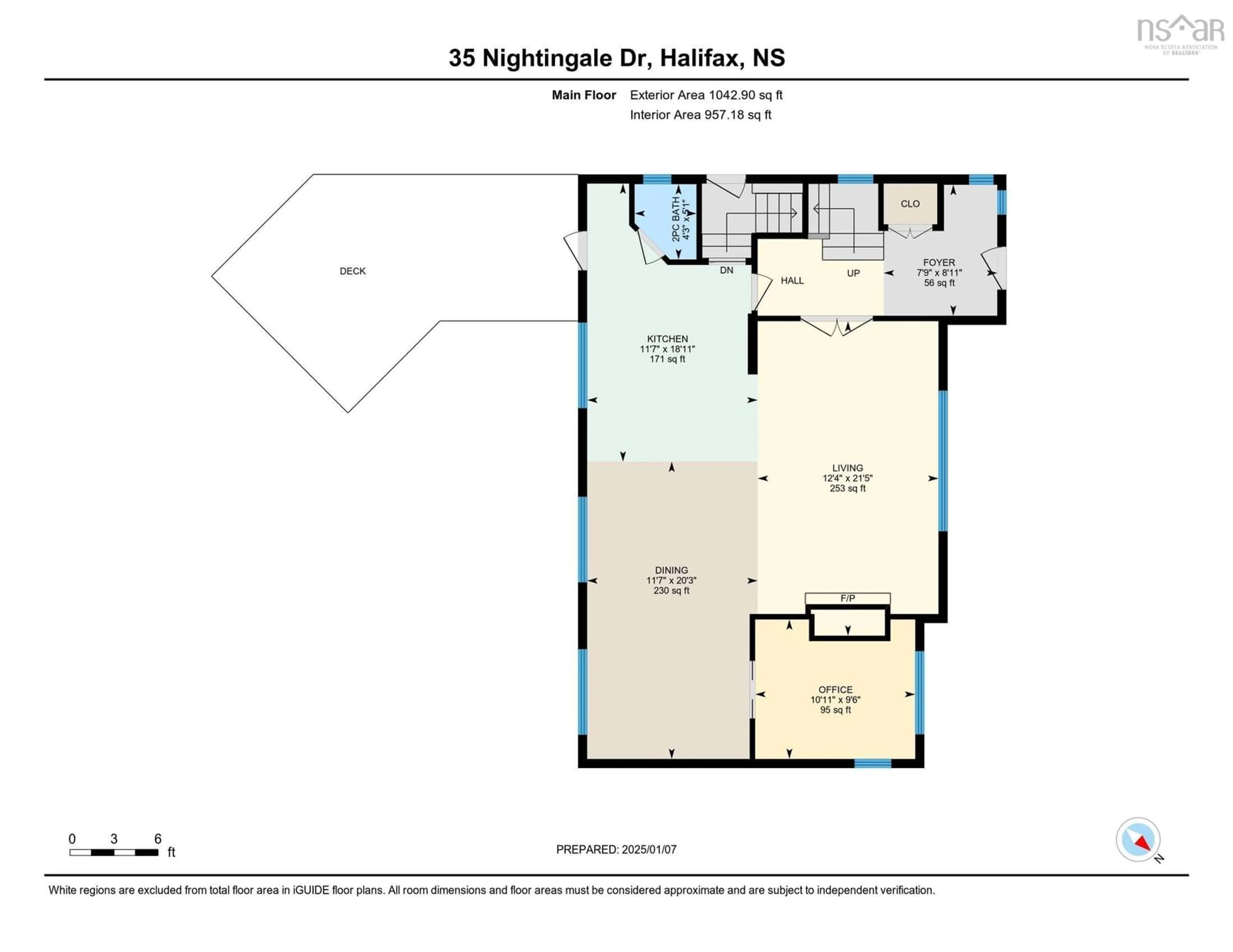 Floor plan for 35 Nightingale Dr, Halifax Nova Scotia B3M 1V2