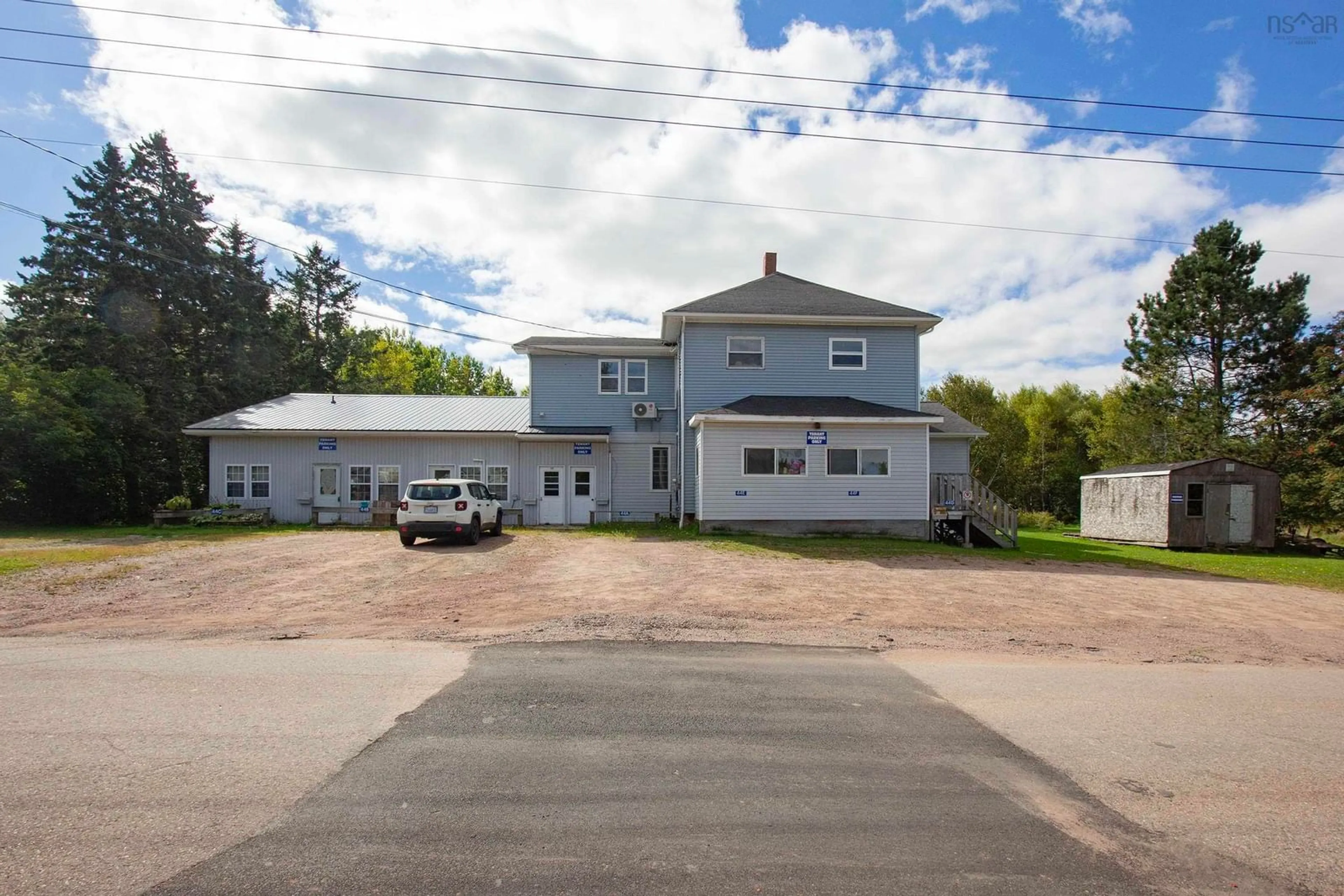 A pic from outside/outdoor area/front of a property/back of a property/a pic from drone, building for 44 Russell St, Amherst Nova Scotia B4H 2S6