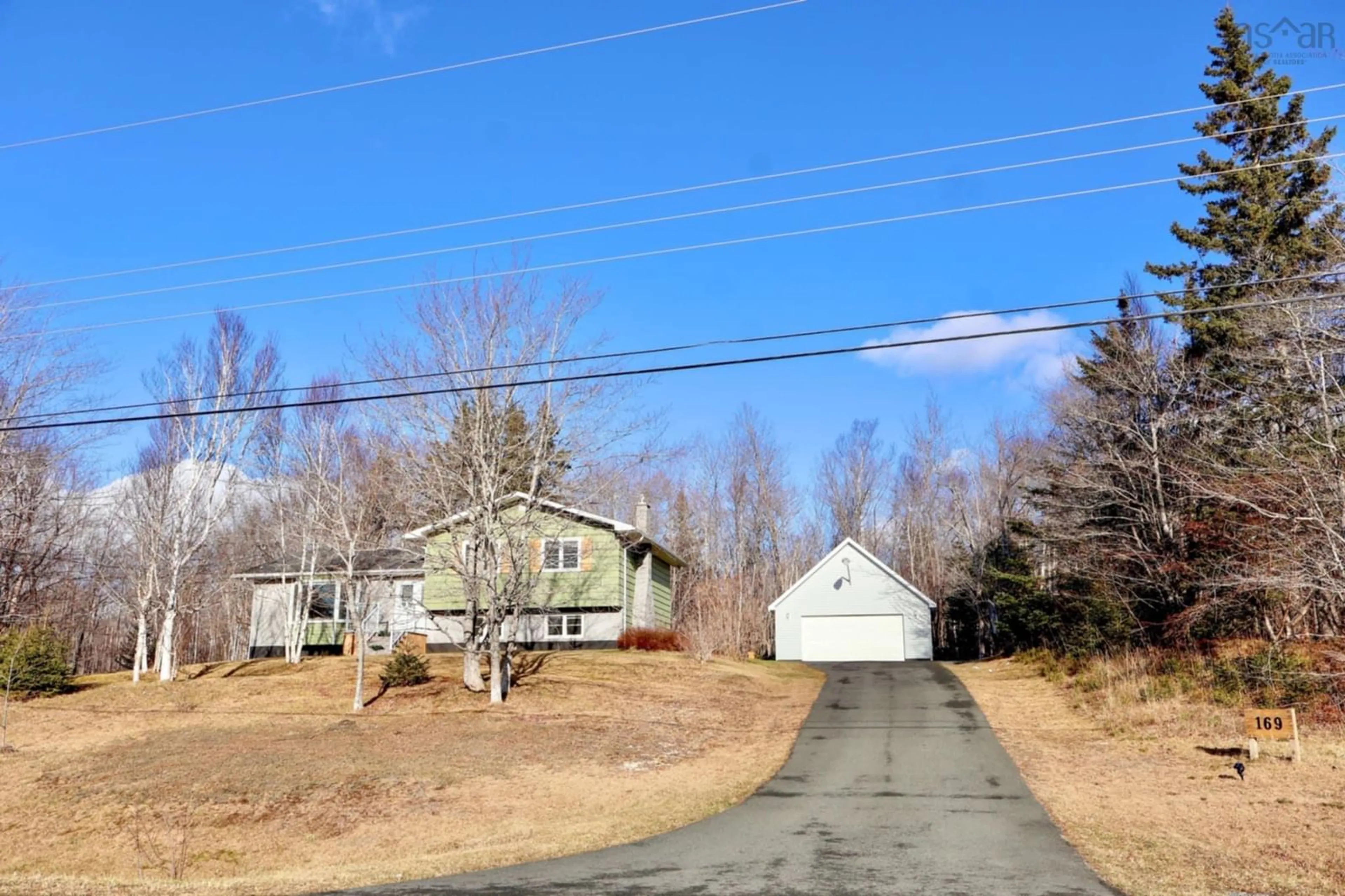 A pic from outside/outdoor area/front of a property/back of a property/a pic from drone, street for 169 Erin Leah Dr, Howie Centre Nova Scotia B1L 1G9