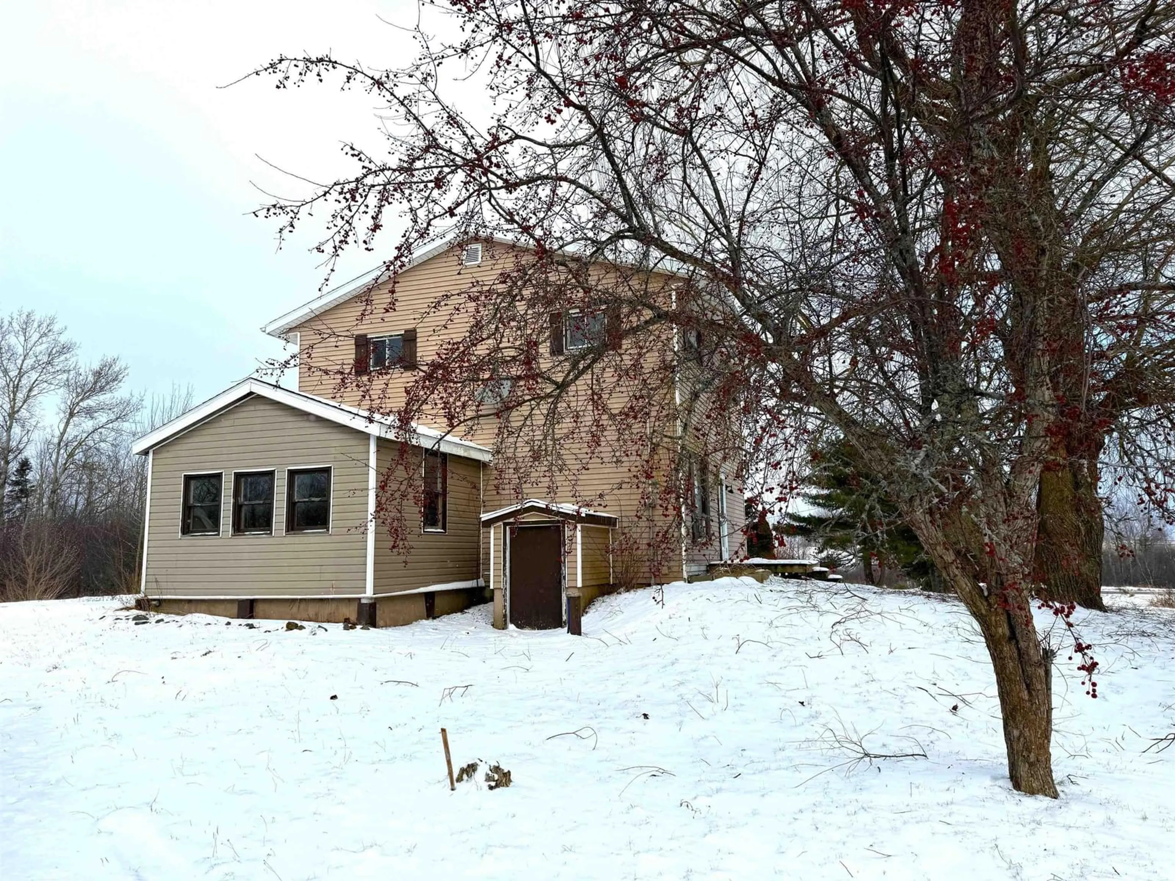 A pic from outside/outdoor area/front of a property/back of a property/a pic from drone, unknown for 1993 Ridge Rd, Melanson Nova Scotia B4P 2R1