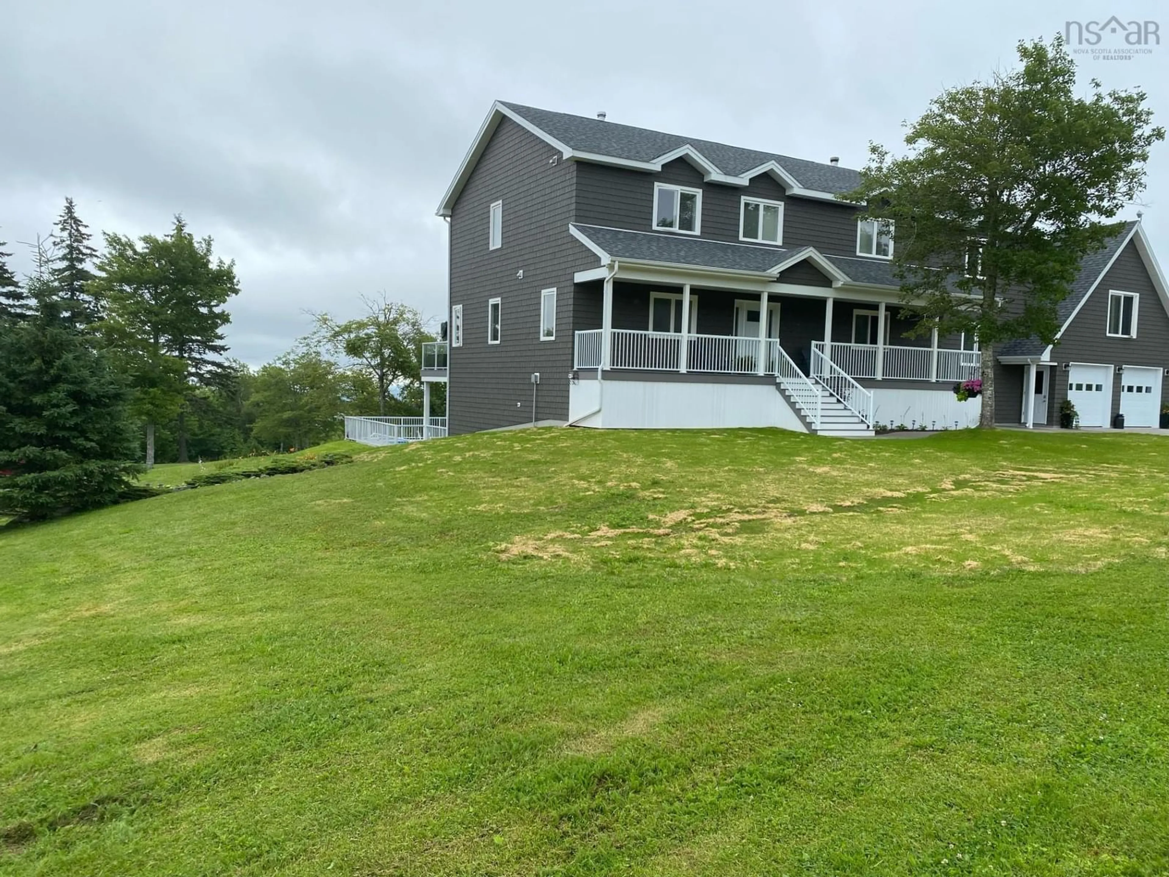 A pic from outside/outdoor area/front of a property/back of a property/a pic from drone, water/lake/river/ocean view for 17 Triton Brook Road, Fairmont, Fairmont Nova Scotia B2G 2K9