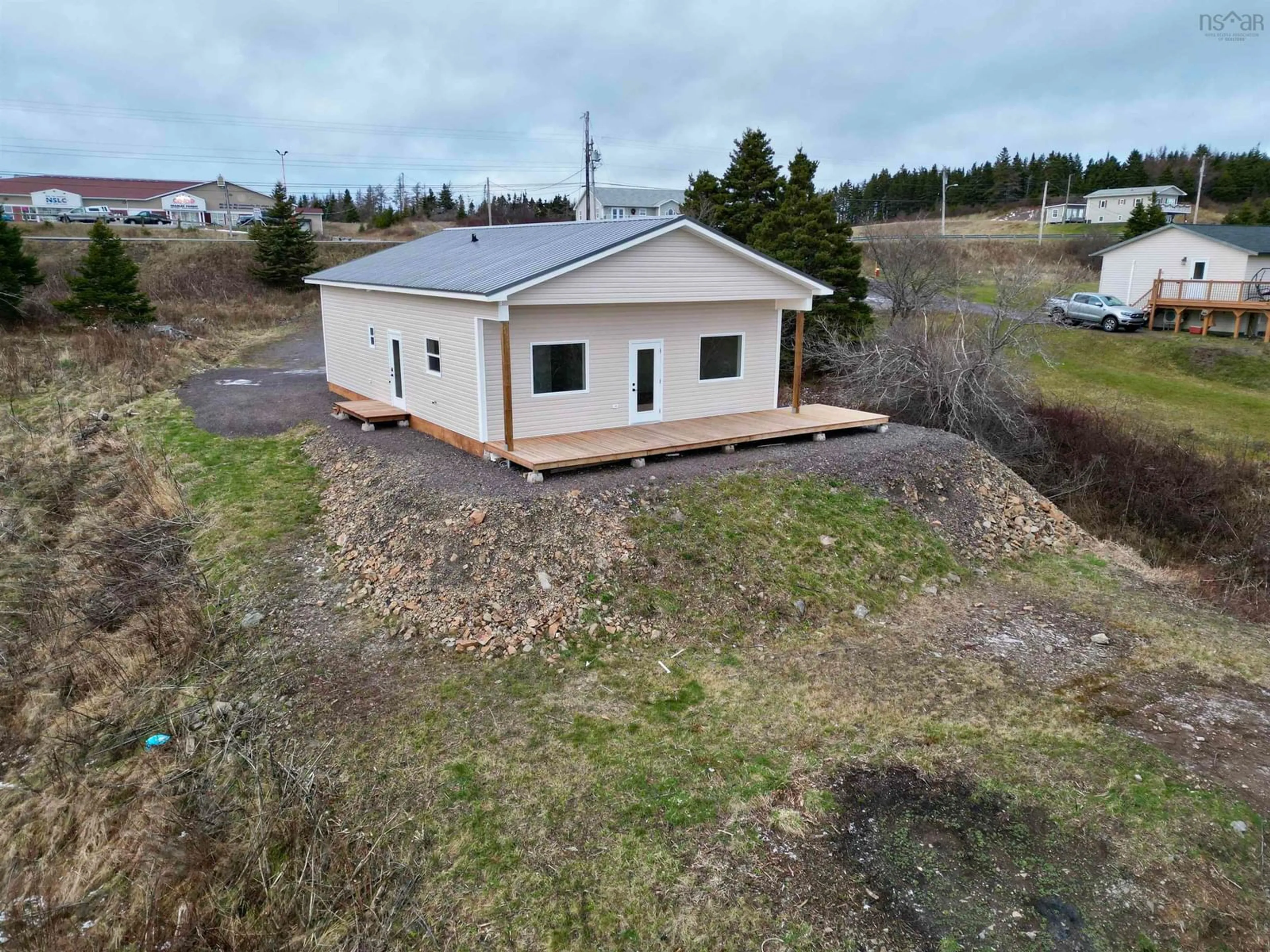 A pic from outside/outdoor area/front of a property/back of a property/a pic from drone, building for 2742 High Rd #Lot 2015-48, Arichat Nova Scotia B0E 1A0